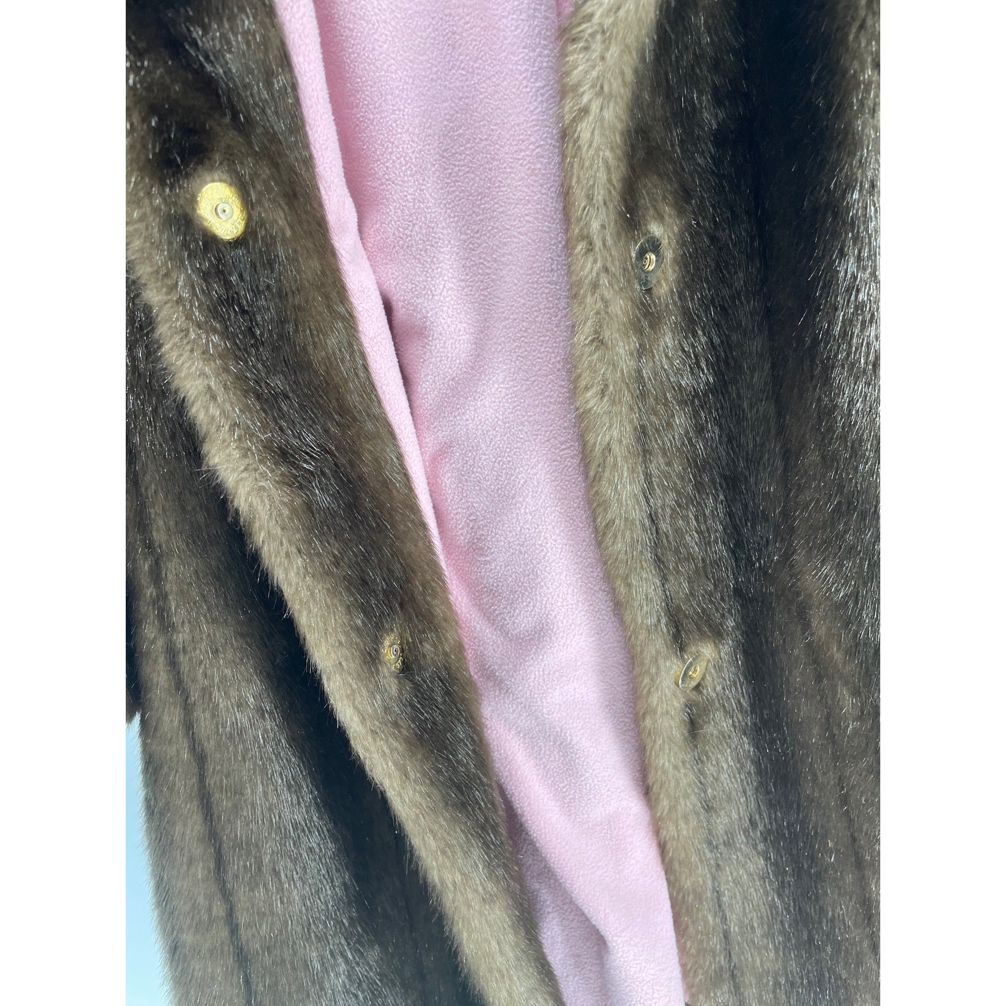 JM Originals Women’s 6X Brown Faux Fur Three Quarter-Length Sleeve Coat