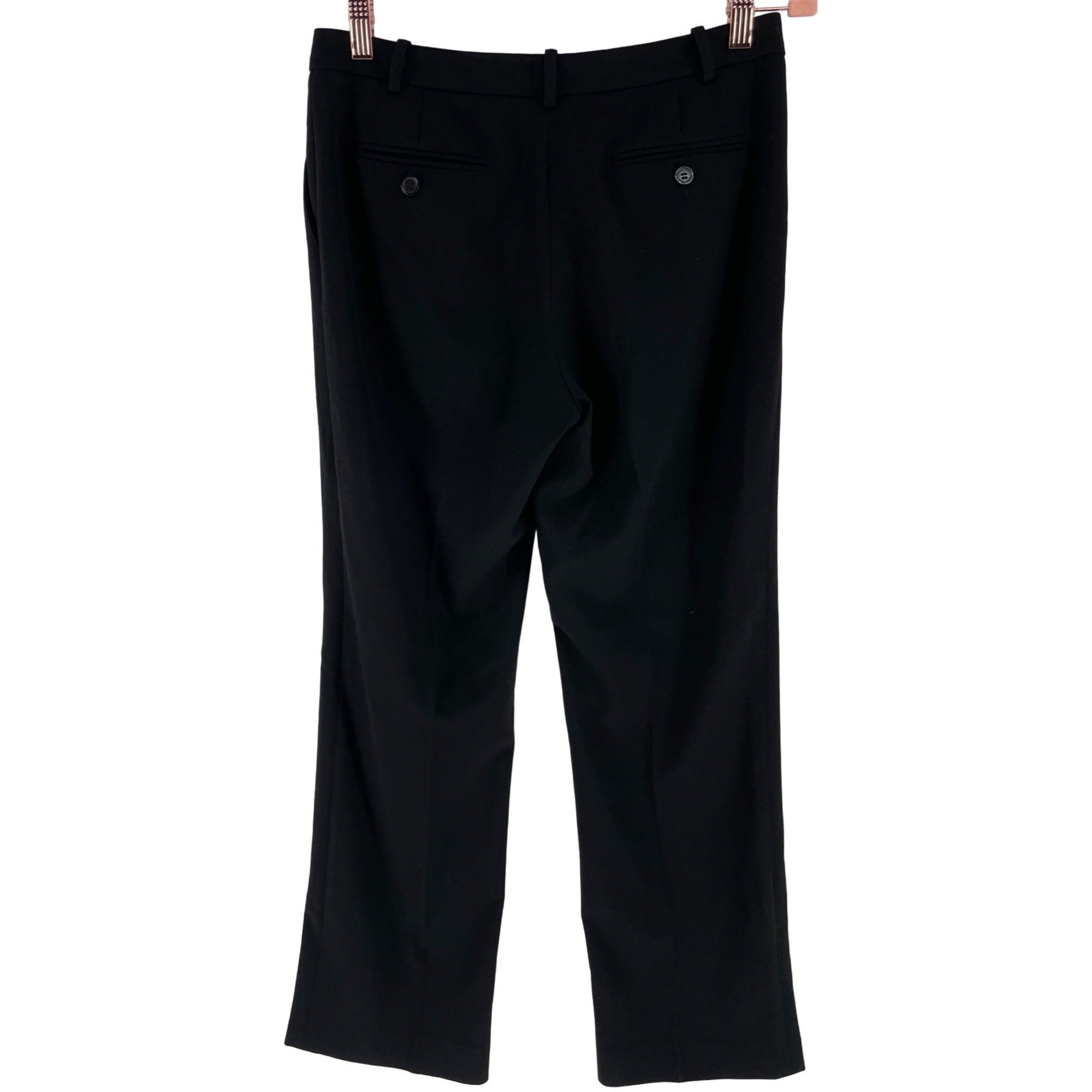 Calvin Klein Women's Size 6P Black Straight-Leg Dress Pants