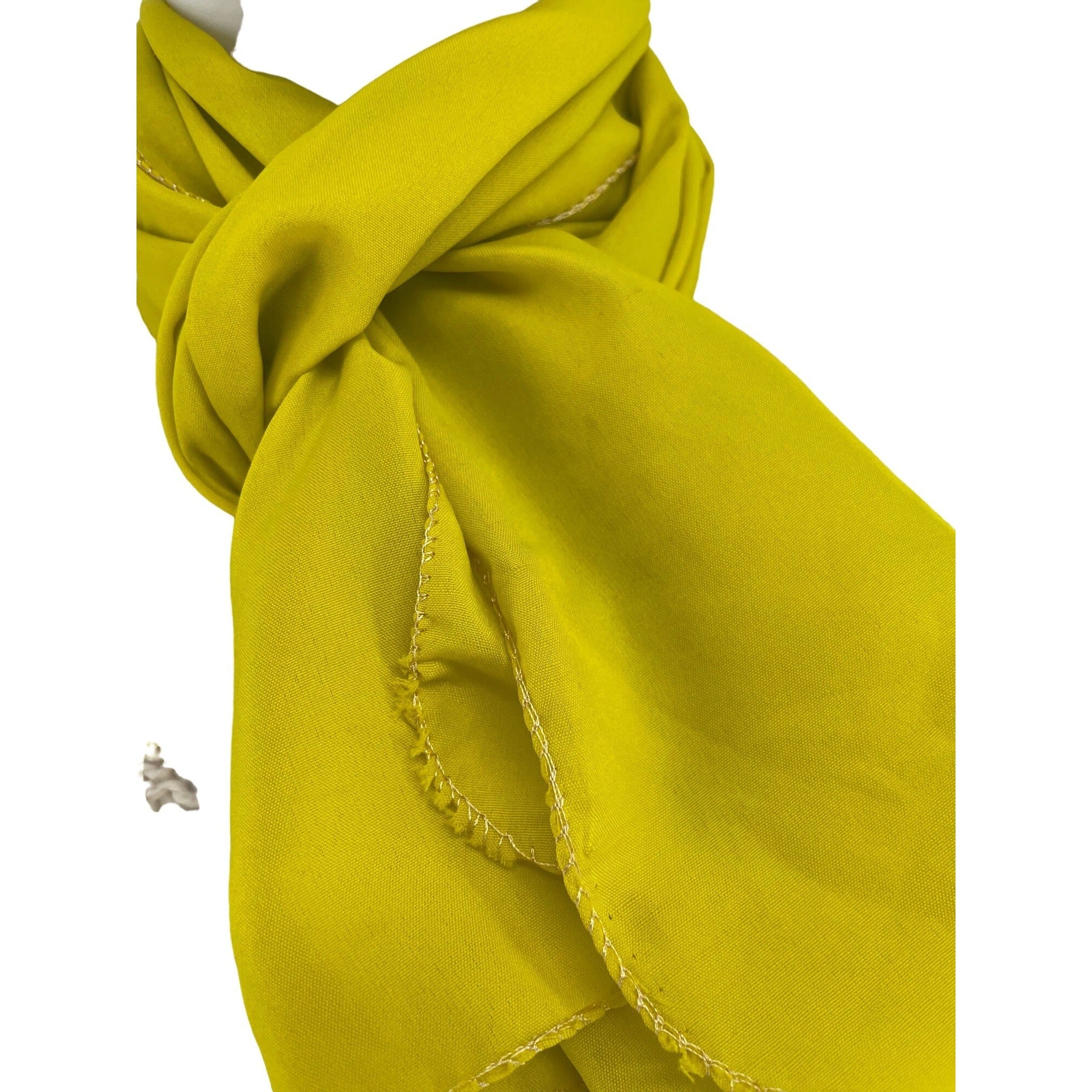 Women's Neon Yellow Scarf