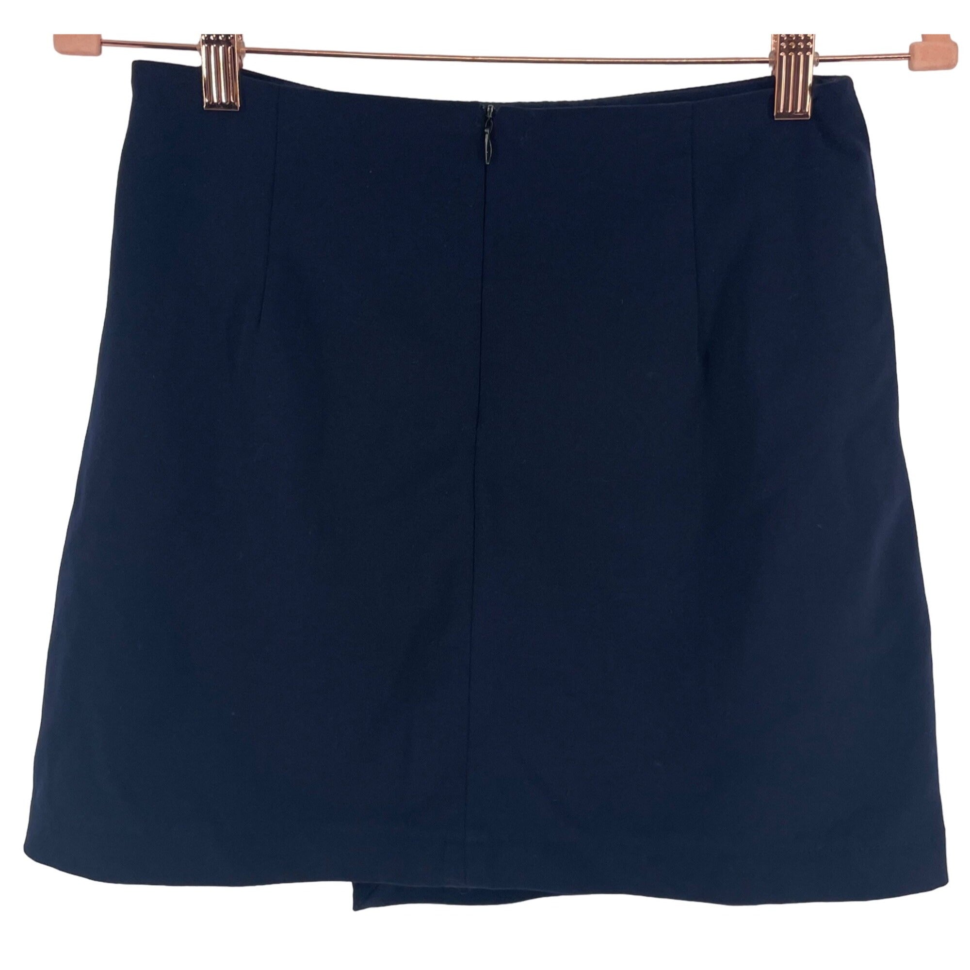 LSONG Women's Size Small Navy Blue Dressy Mini Skirt