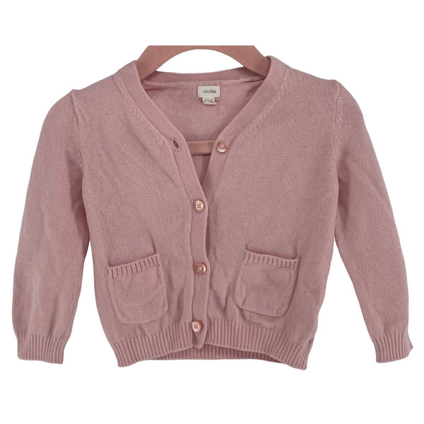 Baby GAP Baby Girl's Size 6-12 Months Icy Pink Button-Down Cardigan