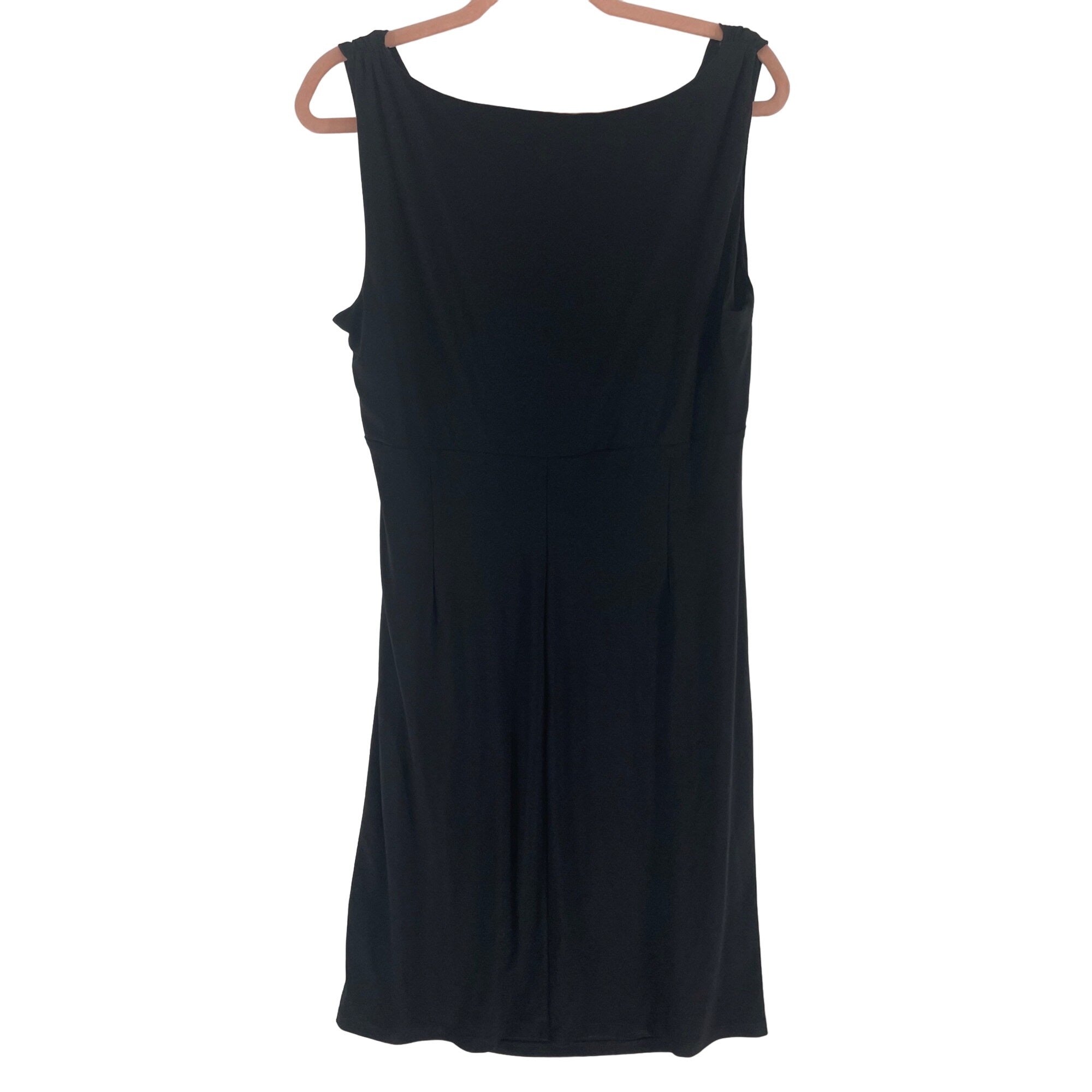 Ralph Lauren Women's Size 16 Black Sleeveless Shift Dress