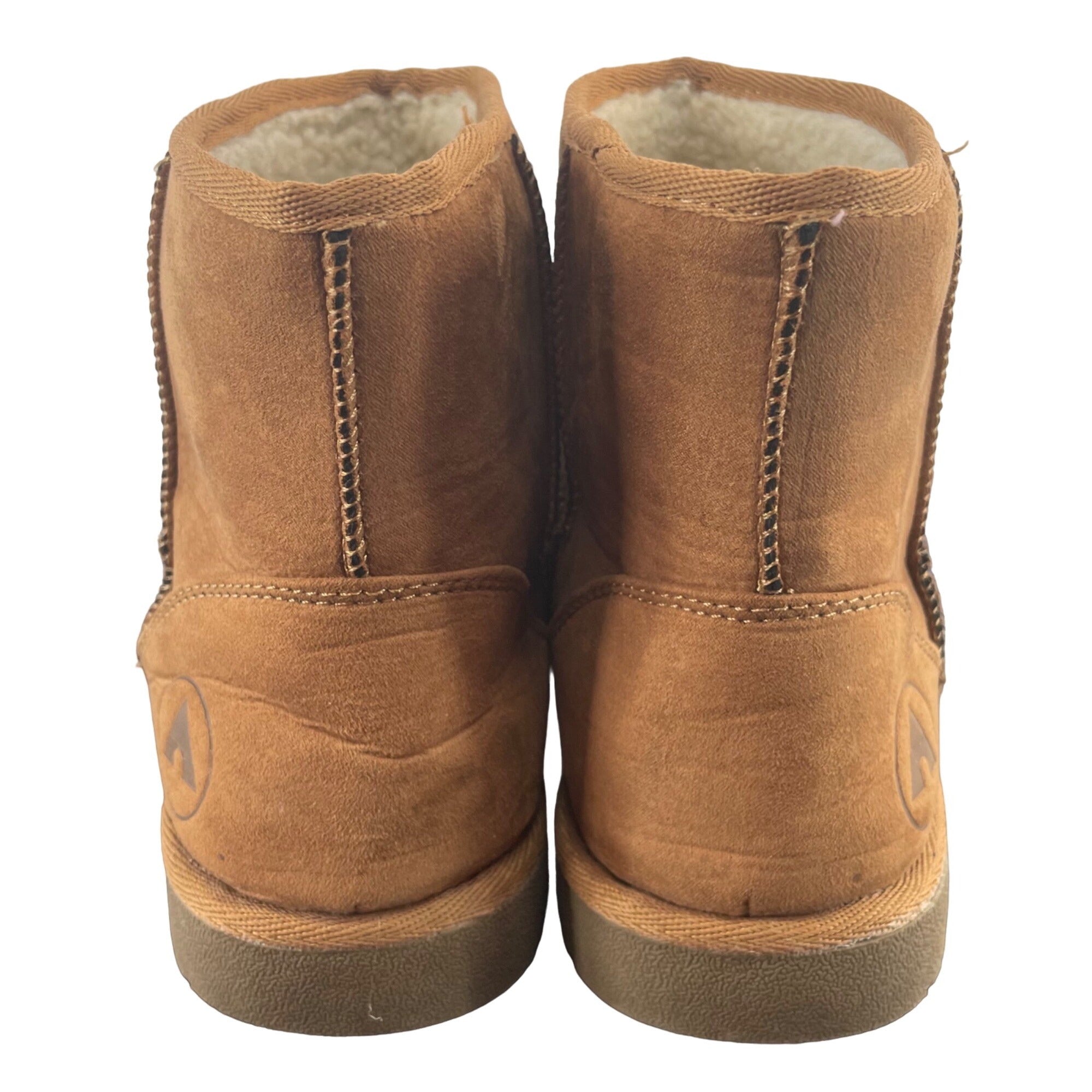 Airwalk Women's Size 10 Light Brown Suede Shearling Booties