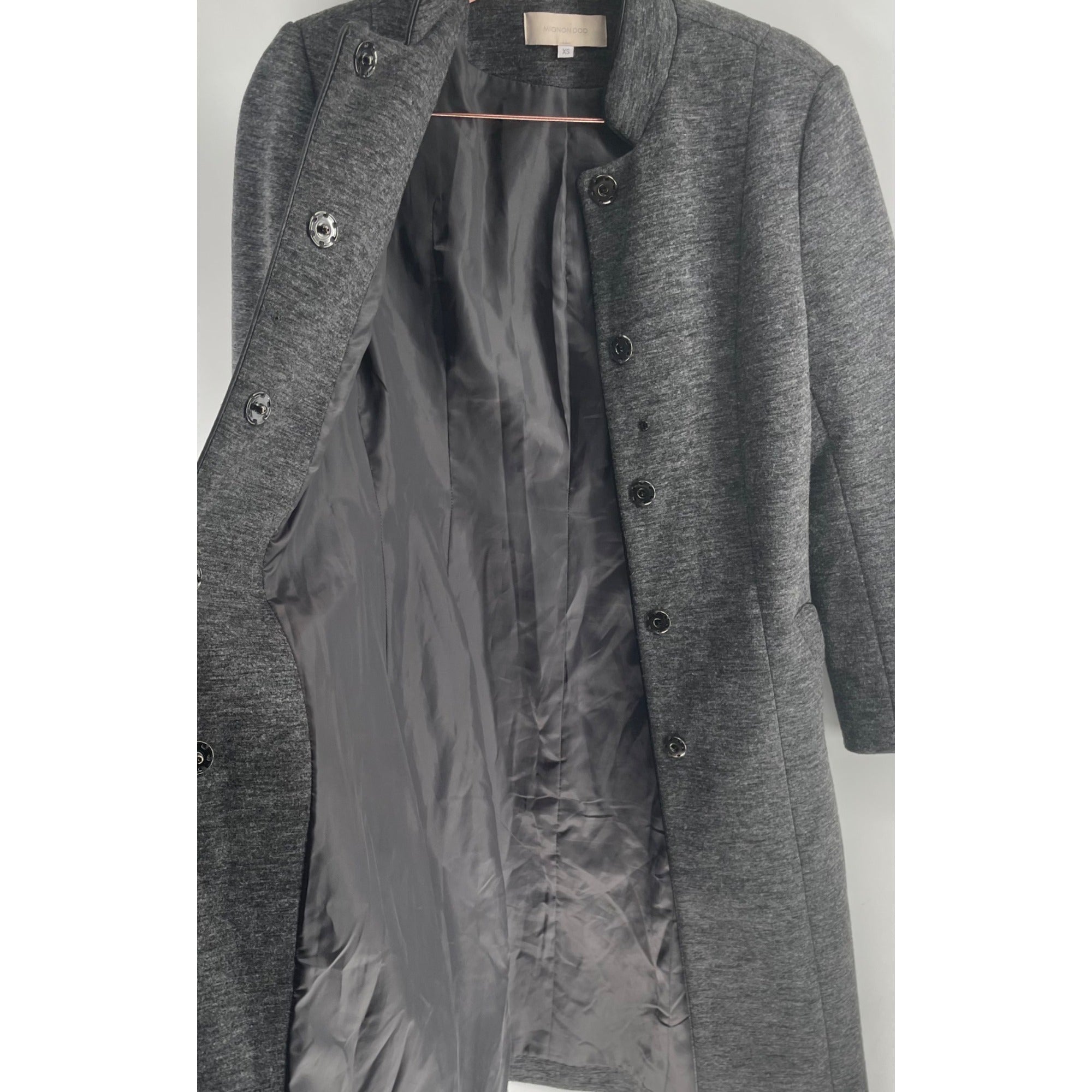 Mignon Doo Women's Grey Trench Coat