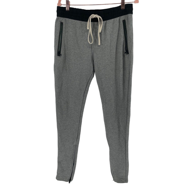 Fear of God FOG Men's Size Medium Grey Sweat Pants W/ Black Waist Band & Draw String