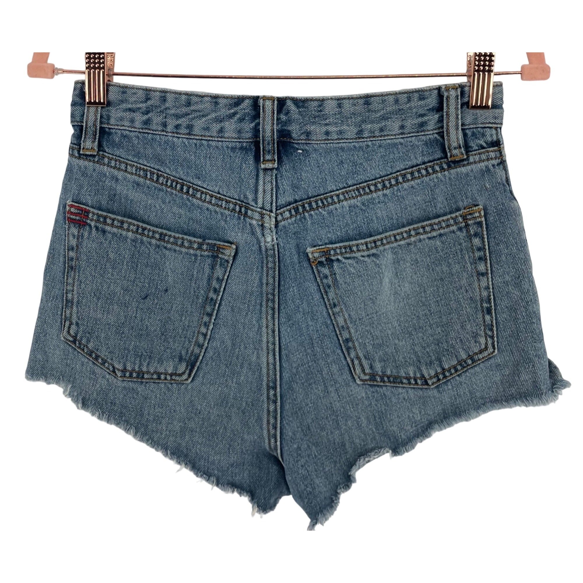 BDG Women's Size 26W Cheeky Super High-Rise Blue Jean Denim Shorts