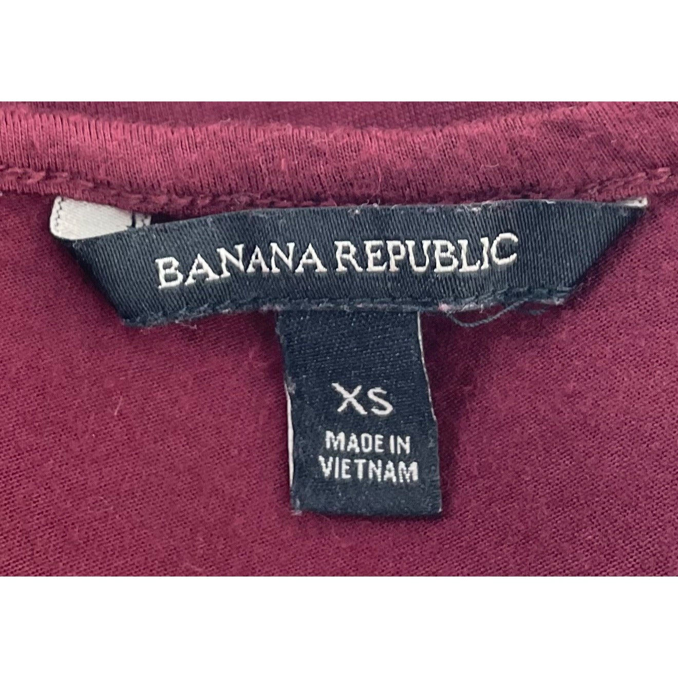 Banana Republic Women's Size XS Sleeveless Maroon/Burgundy Tank Top