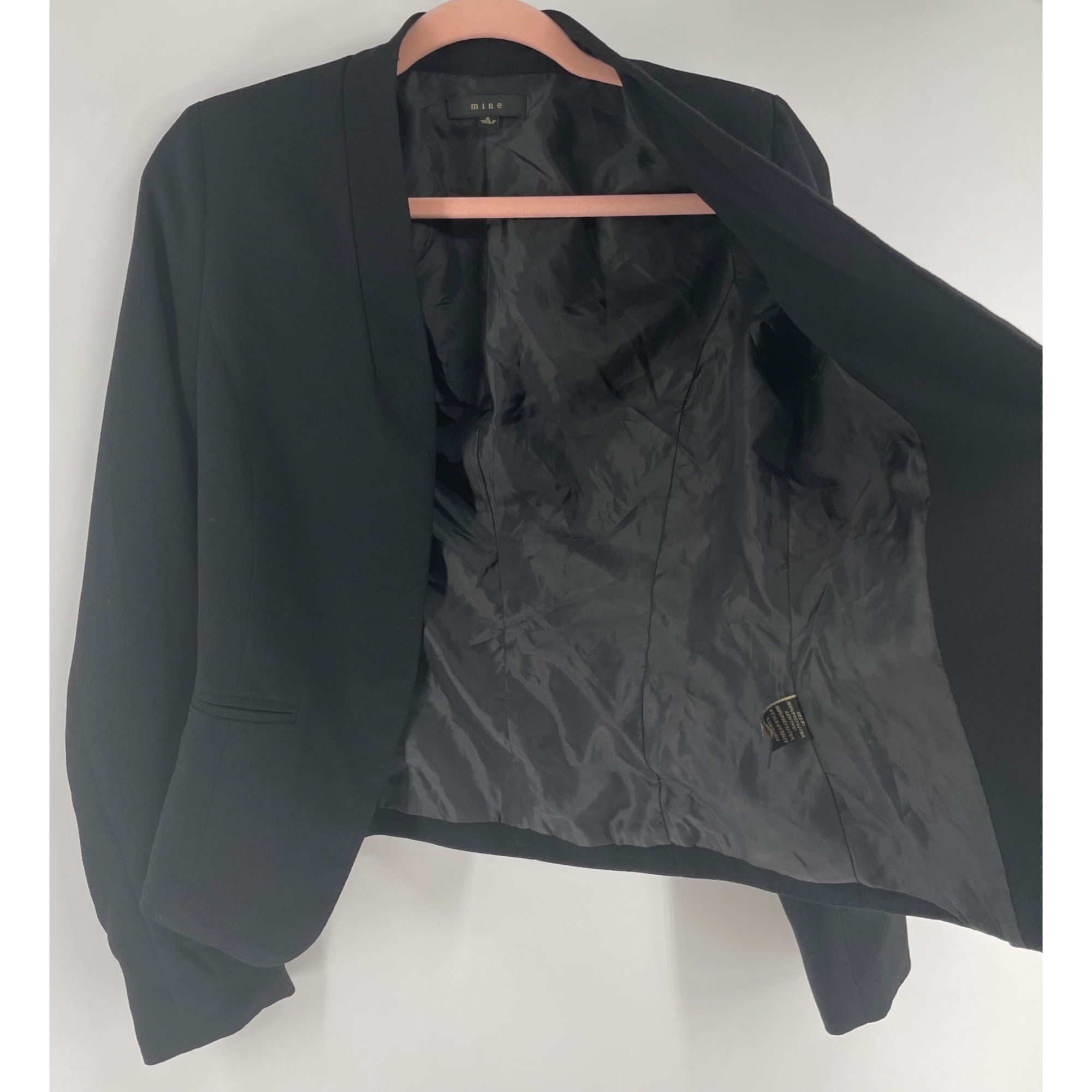 Mine Women's Size Small Black Blazer