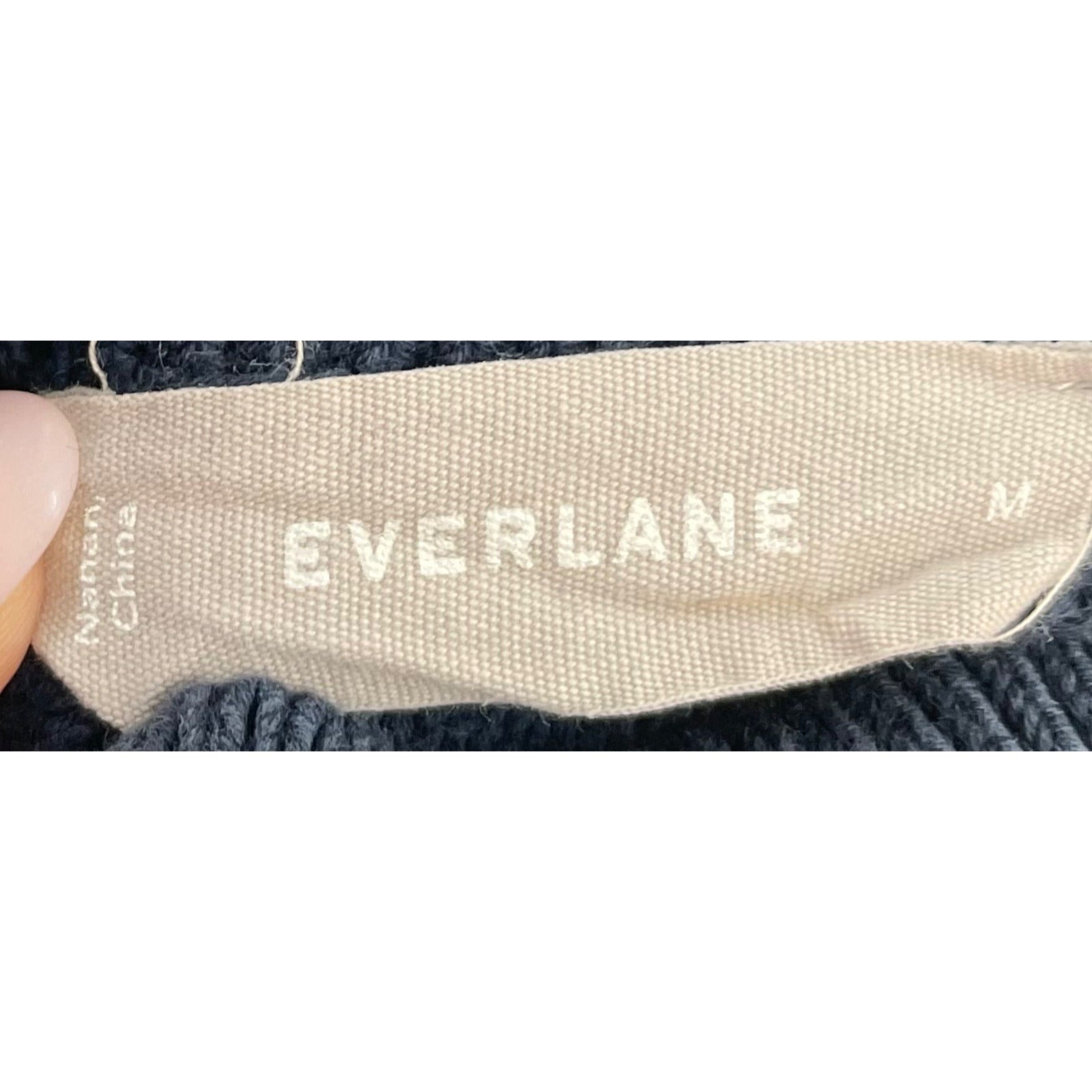 Everlane Women's Size Medium Navy Blue Sweater