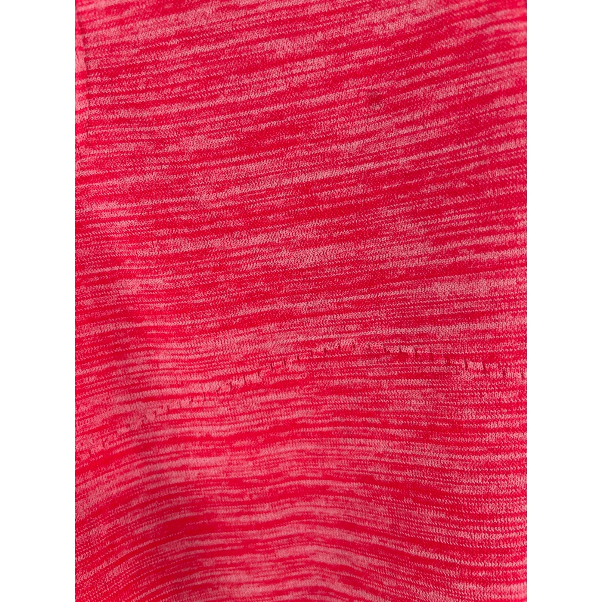 Morét Ultra Women's Size XL Hot Coral Pink Crew Neck Short-Sleeved Workout Top