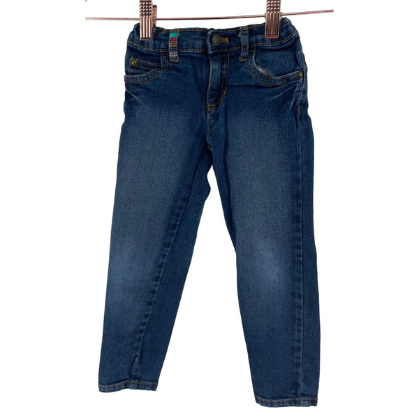 Carter's Girl's Size 4 Skinny Blue Jean Denim Pants W/ Sequin Embellishment