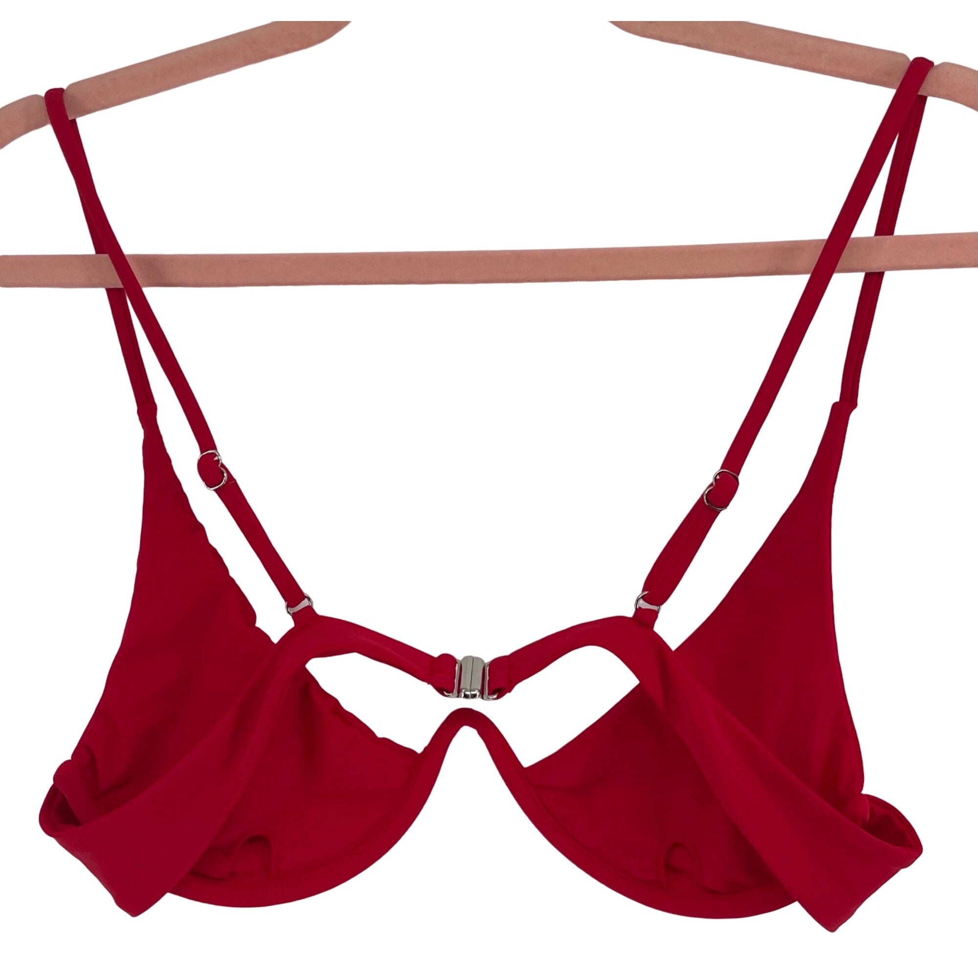 Women's Size Large Red Wired Bikini