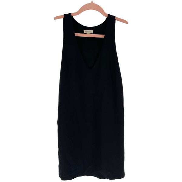 Silence + Noise Women's Size XS Black Sleeveless V-Neck Summer Mini Dress