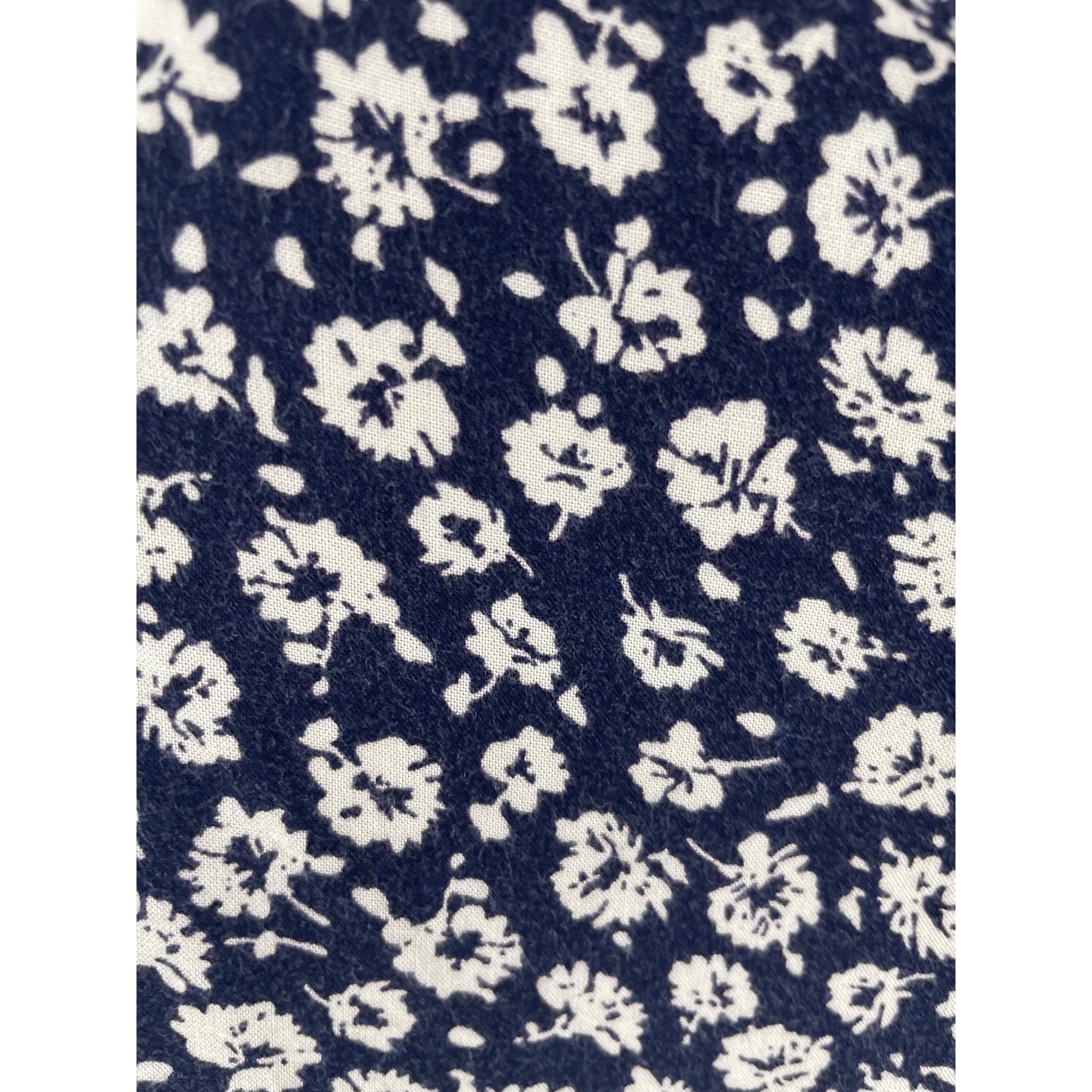 Forever 21 Women's Size Small (27) Navy & White Floral Print A-Line Mini Skirt