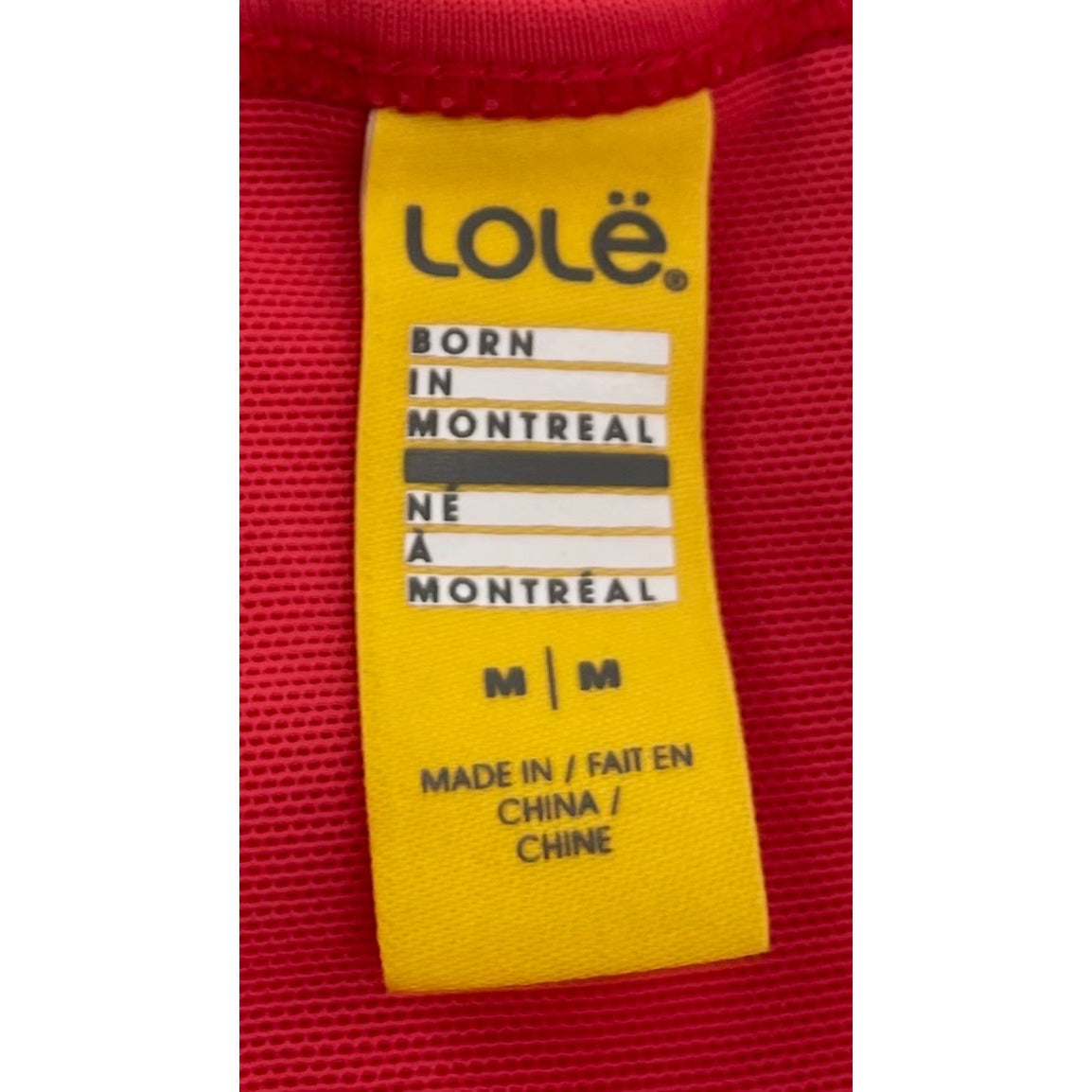 Lole Women's Size Medium Coral Pink Workout Tank Top W/ Built-In Sports Bra