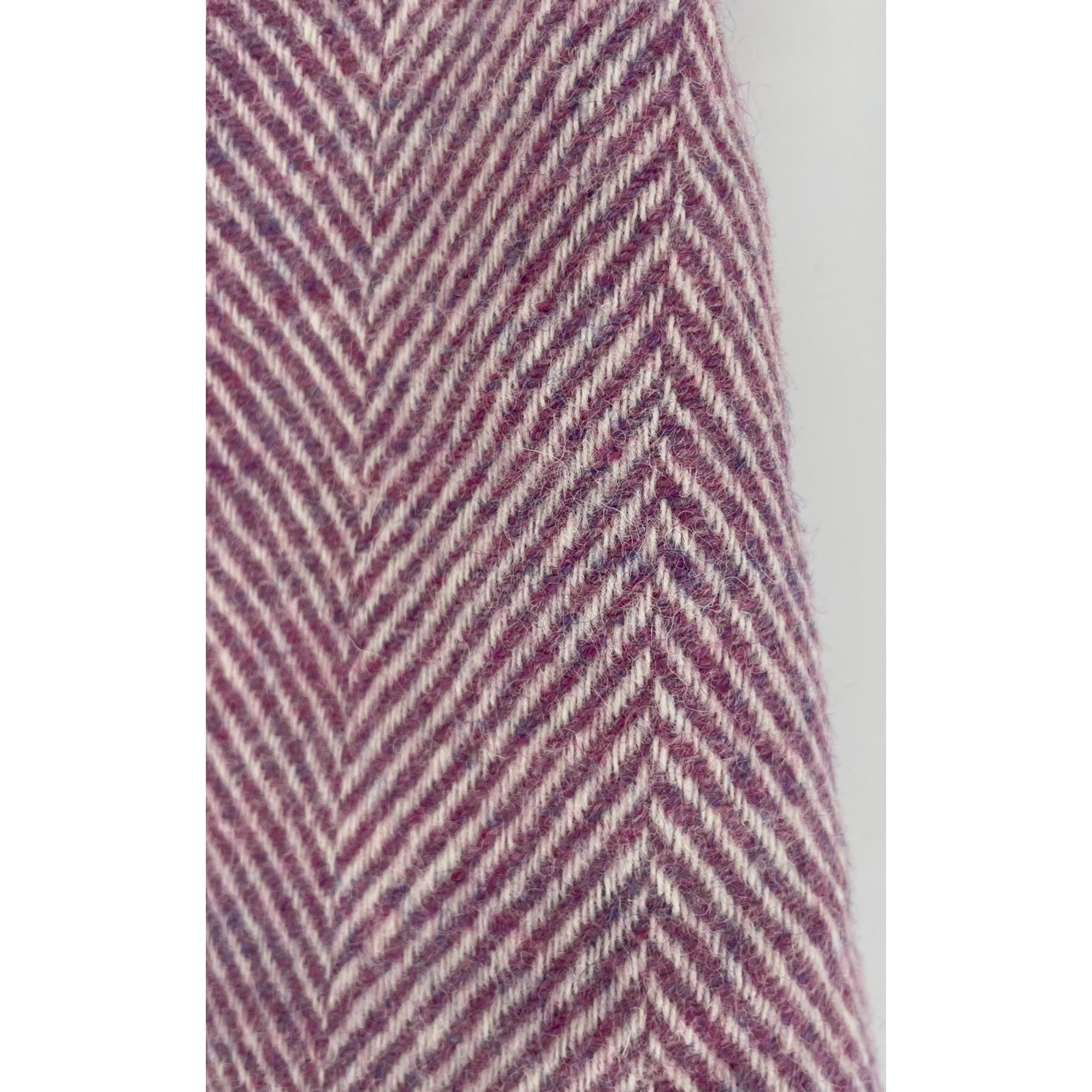 NWT J. Crew Women's Size 4 Purple/White Striped Tweed Wool Mini Skirt