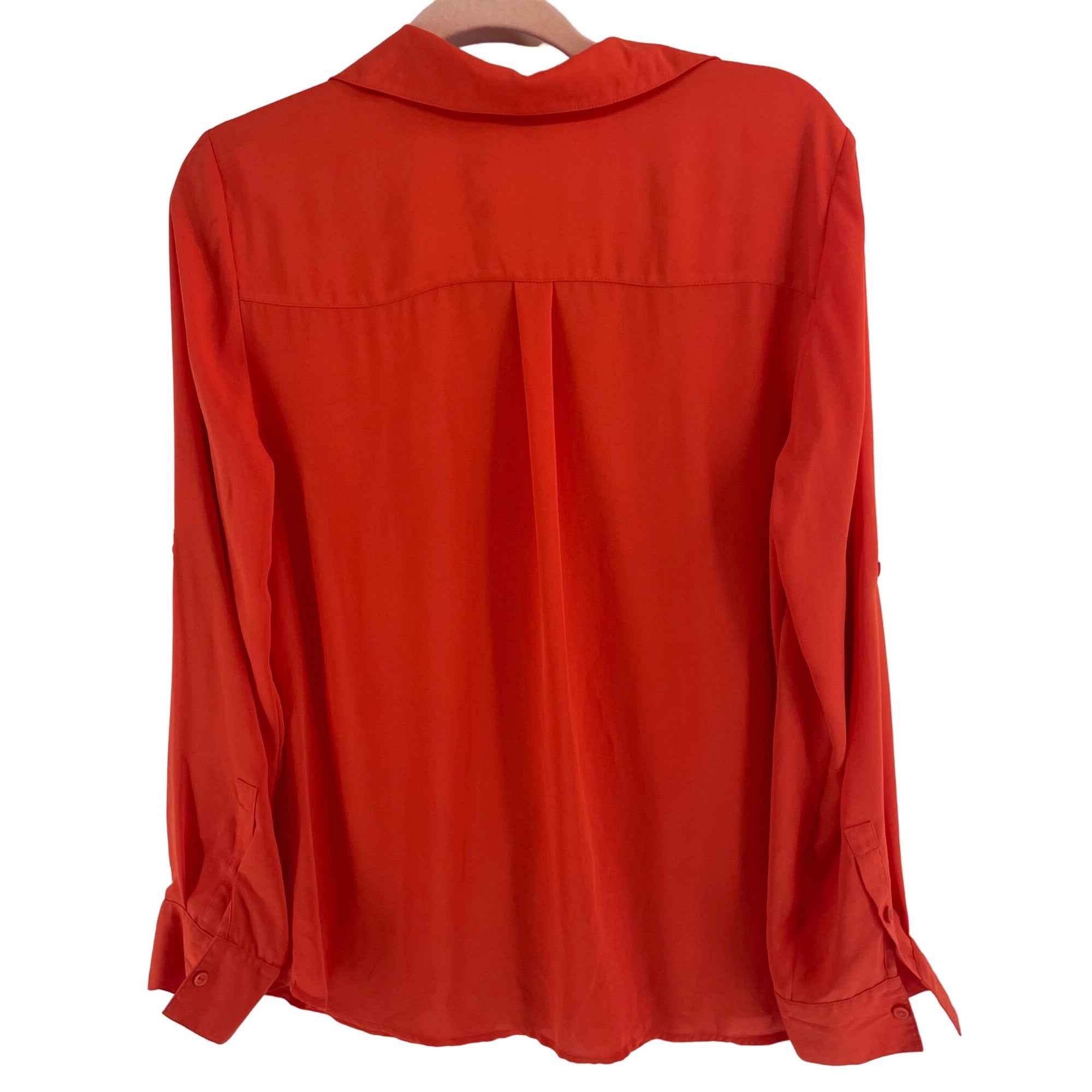 Sunny Leigh Women's Size Medium Collared Long-Sleeved Button-Down Top