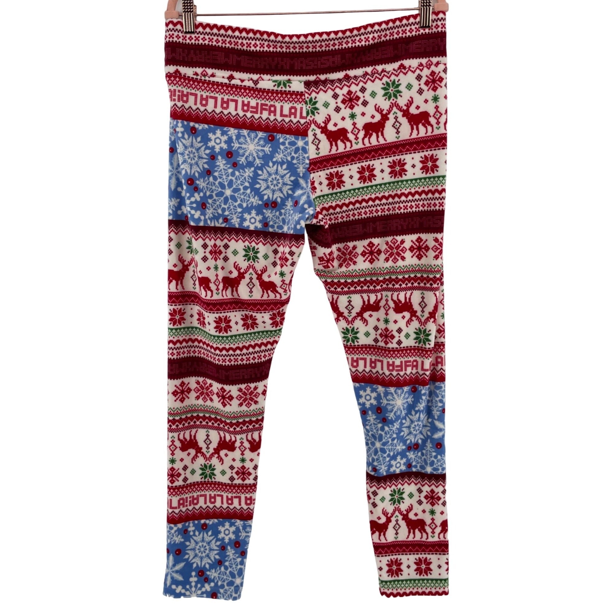 No Boundaries Women's Size XXL (19) Plush Christmas-Themed Pajama Pants