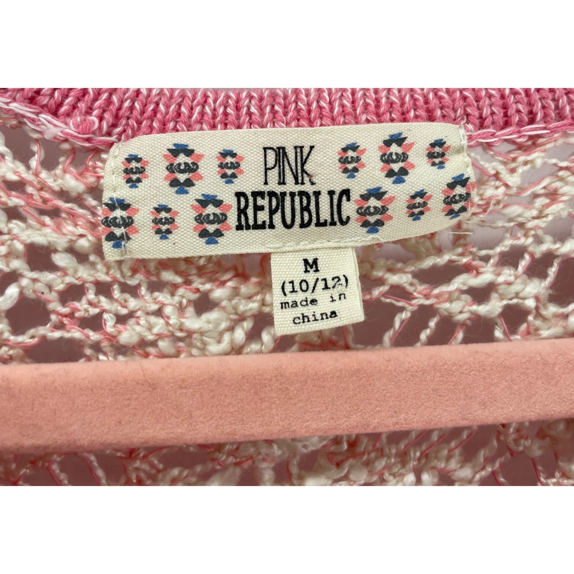 Pink Republic Girl’s 10/12 Pink Crew Neck Sweater