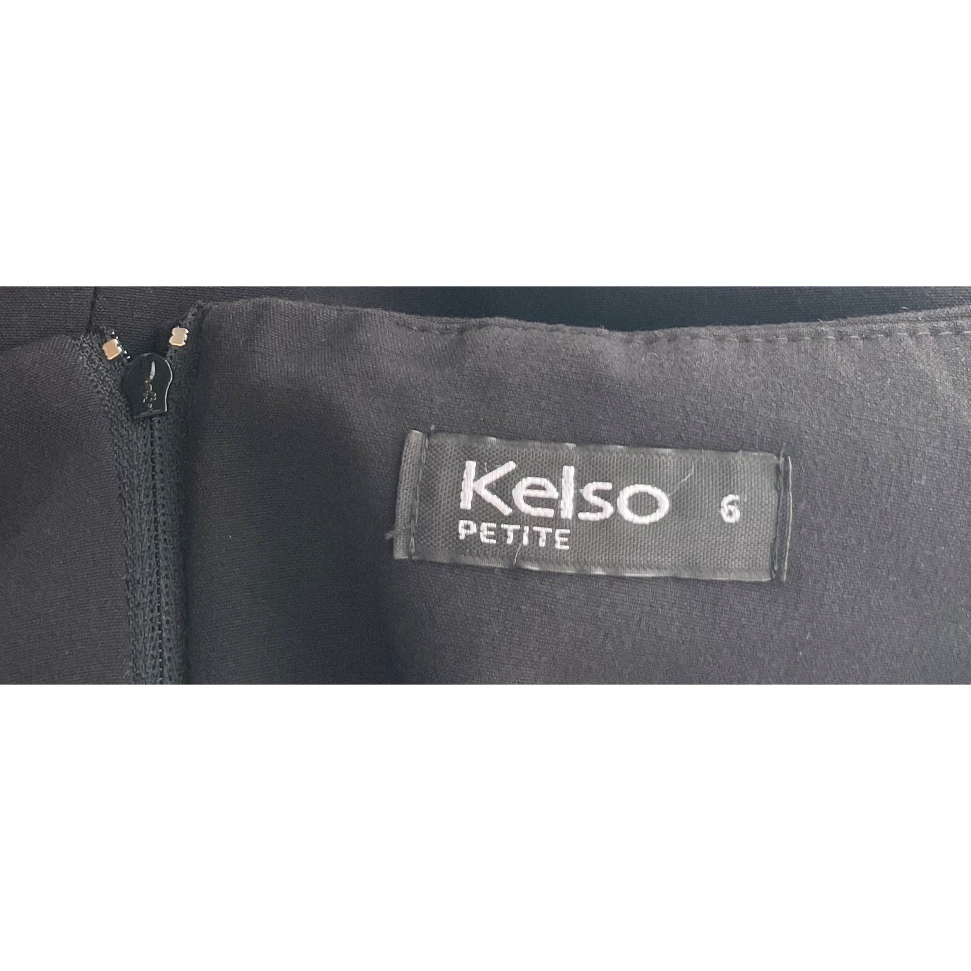 Kelso Petite Women's Size 6 Black Pencil Skirt