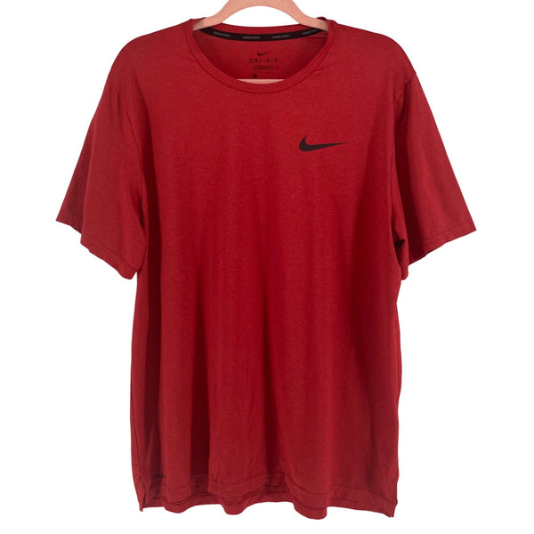 Nike Pro Dri-Fit Men's Size Large Red Crew Neck T-Shirt