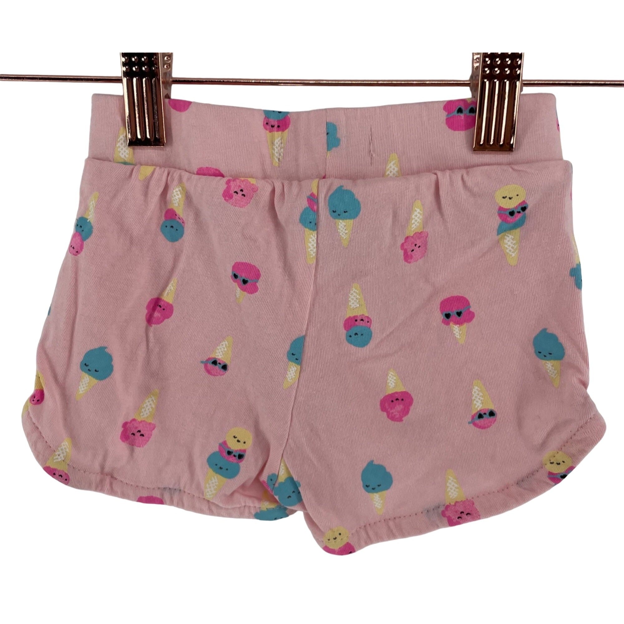 Primark Baby Girl's 9-12 Months Pink Ice Cream Cone Print Shorts