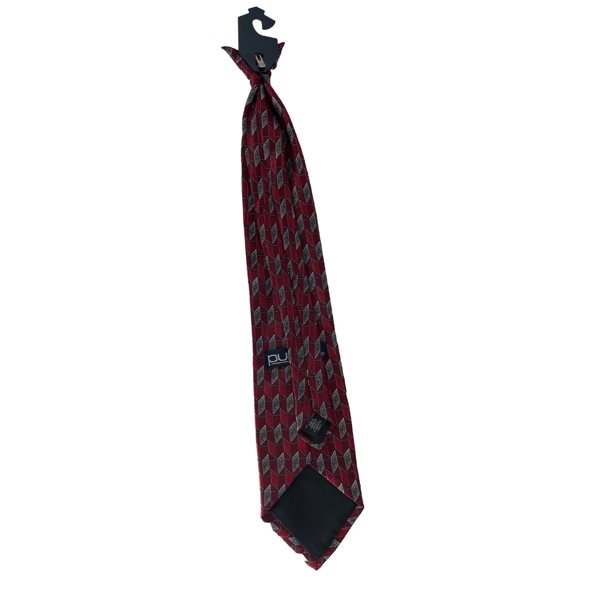 NWOT Puritan Men's Red & Silver Dress Tie