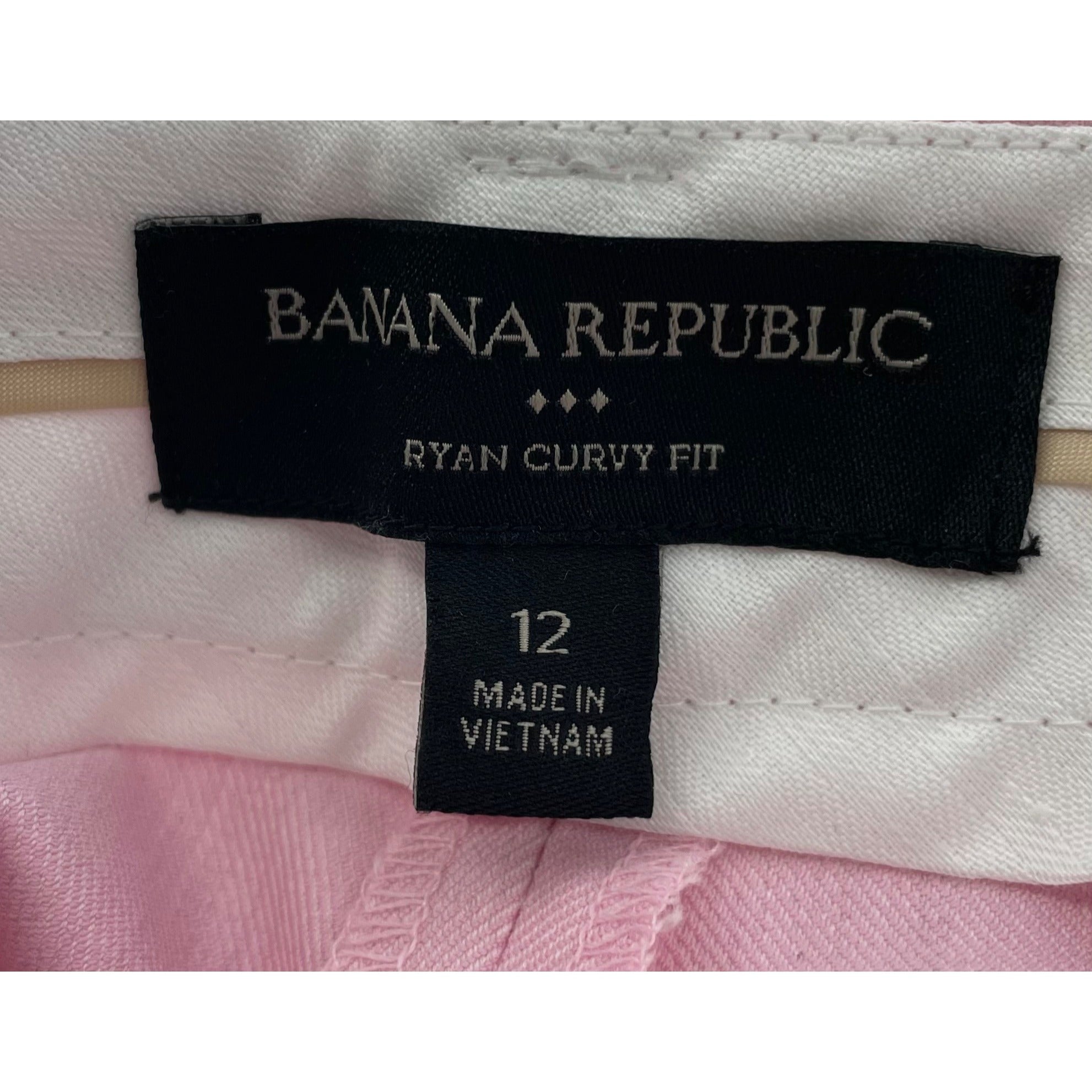 Banana Republic Women's Size 12 Light Pink Ryan Curvy Fit Pants