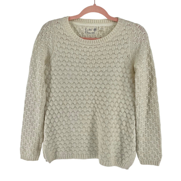 Field Flower Women’s XS Cream Crew Neck Sweater