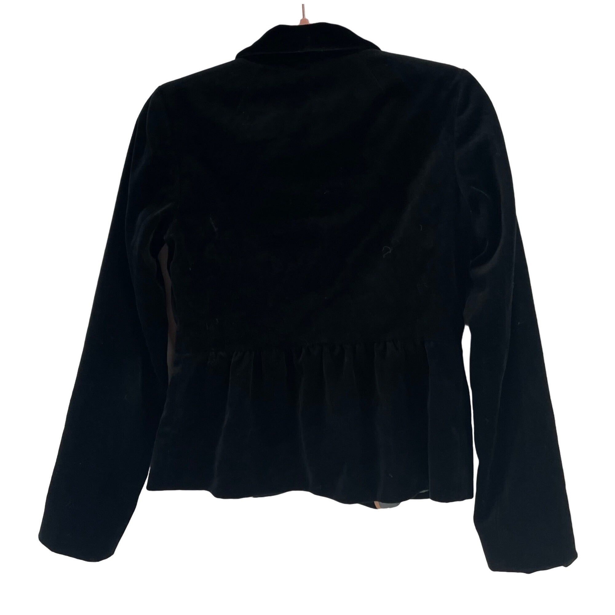 J. Crew Women’s Size Small Black Velvet Blazer