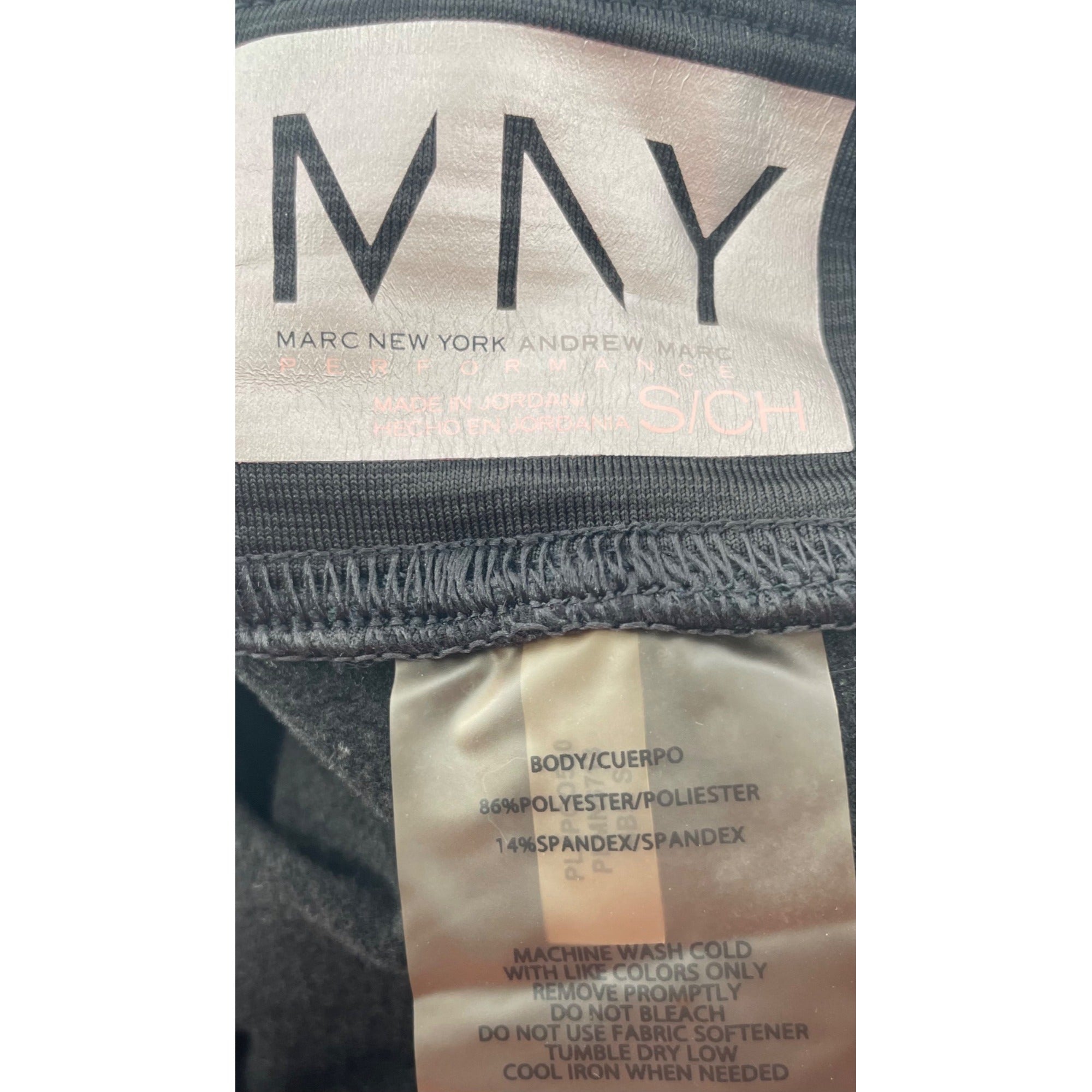 Marc New York Andrew Marc Performance Women's Size Small Black Stretchy Workout Leggings