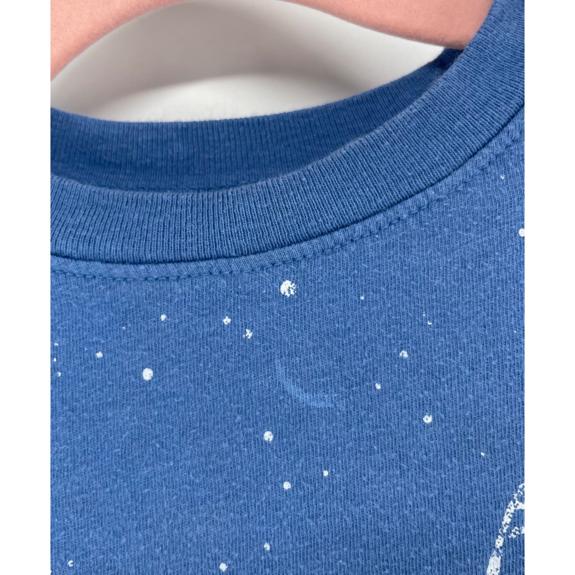 Old Navy Boy's Size 3T Blue/Grey/White Graphic Outer Space T-Shirt