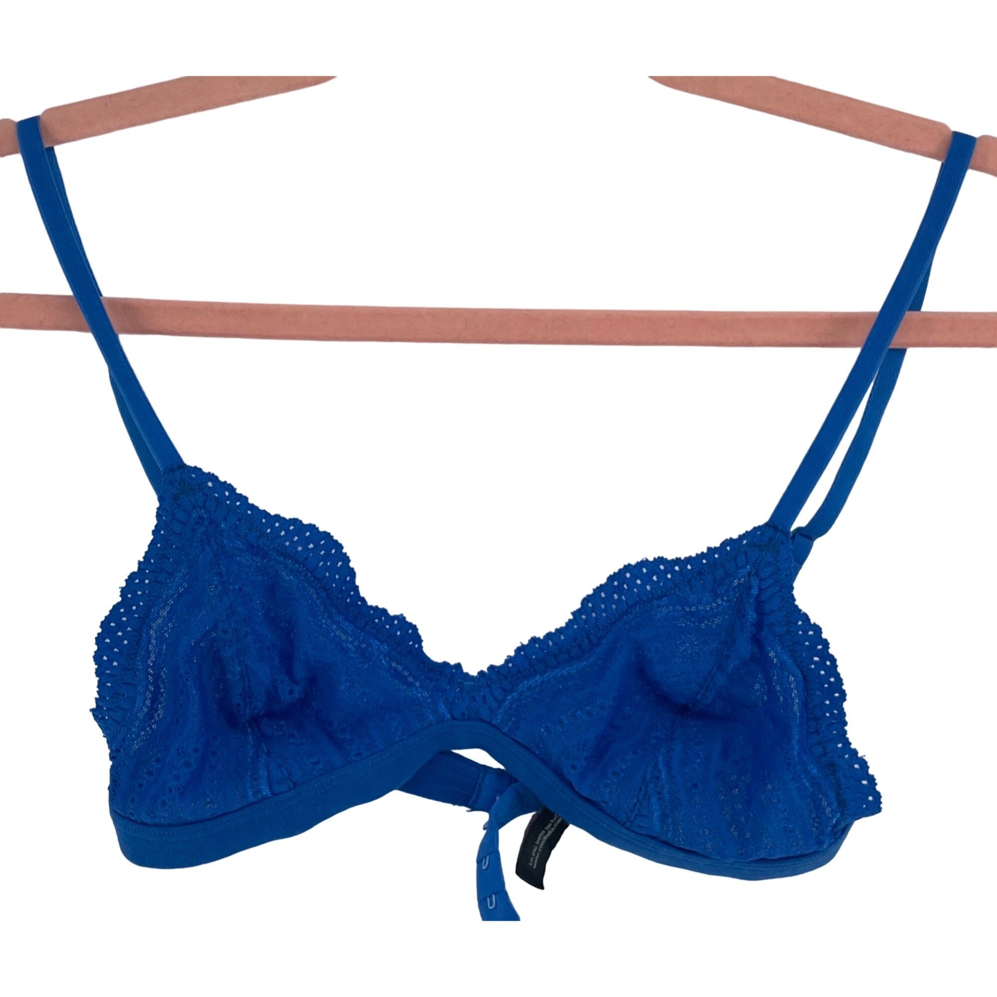 Cosabella Women's Size Small Cobalt Blue Lace Stretchy Bralette