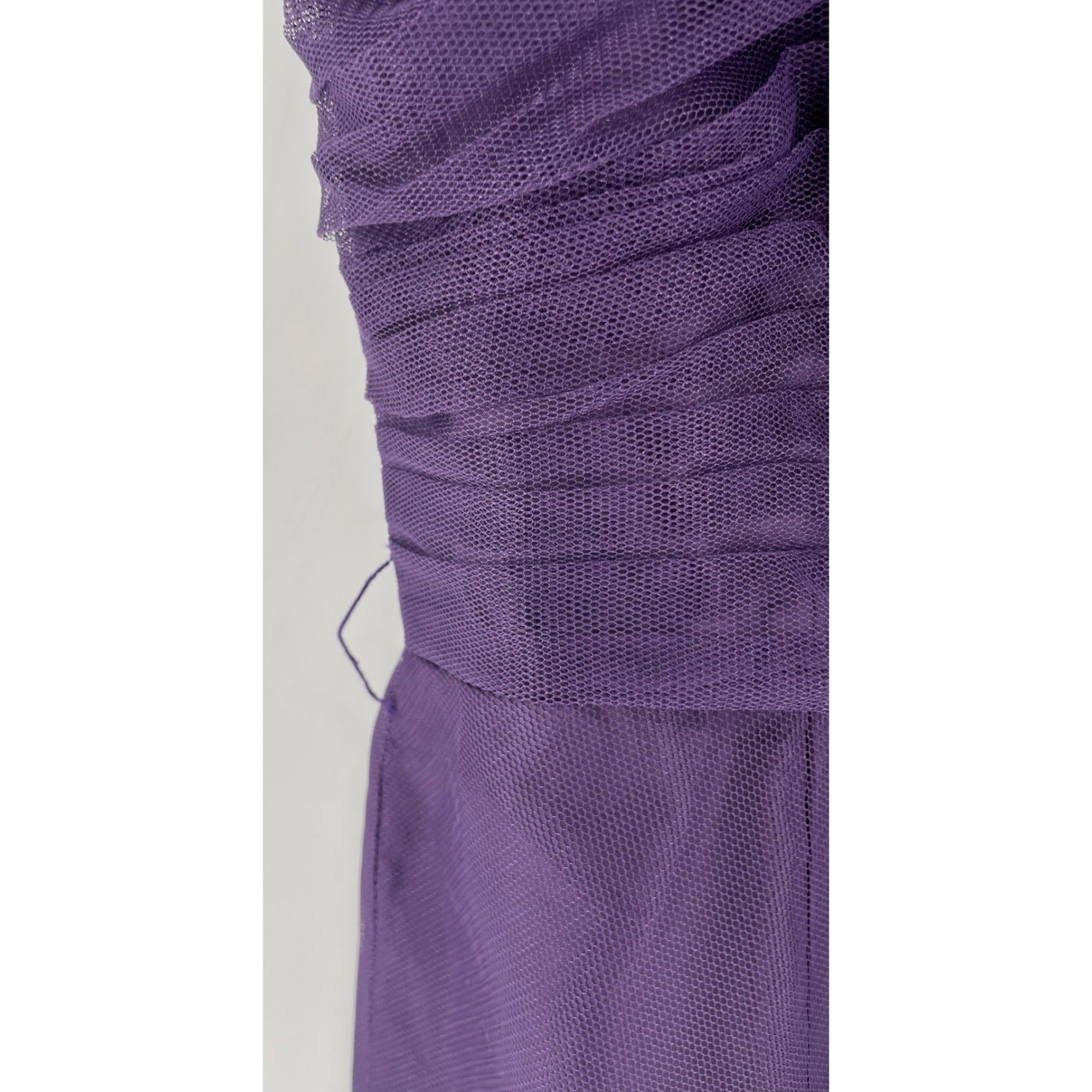 Vera Wang White Women's Size 14 Purple Sleeveless Formal Mini Dress