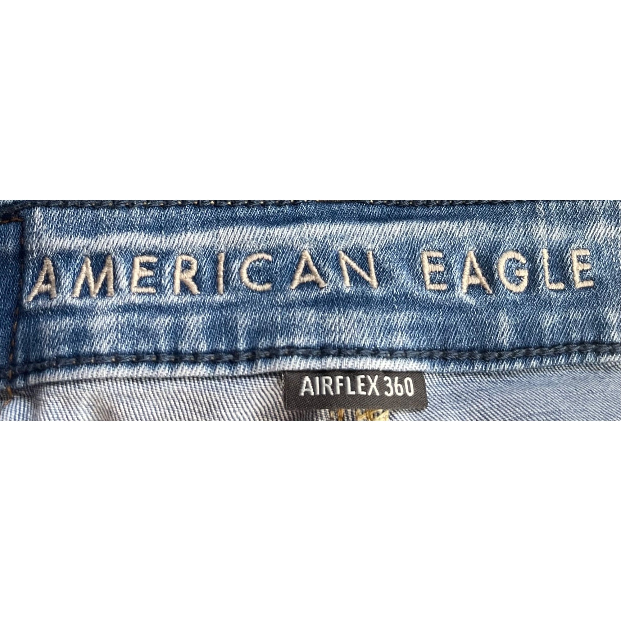 American Eagle Women's Faded 28 X 32 Blue Jean Skinny Pants