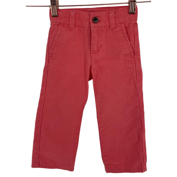 CLEARANCE Janie & Jack Girl's Size 2T Coral Pink Denim Jean Pants