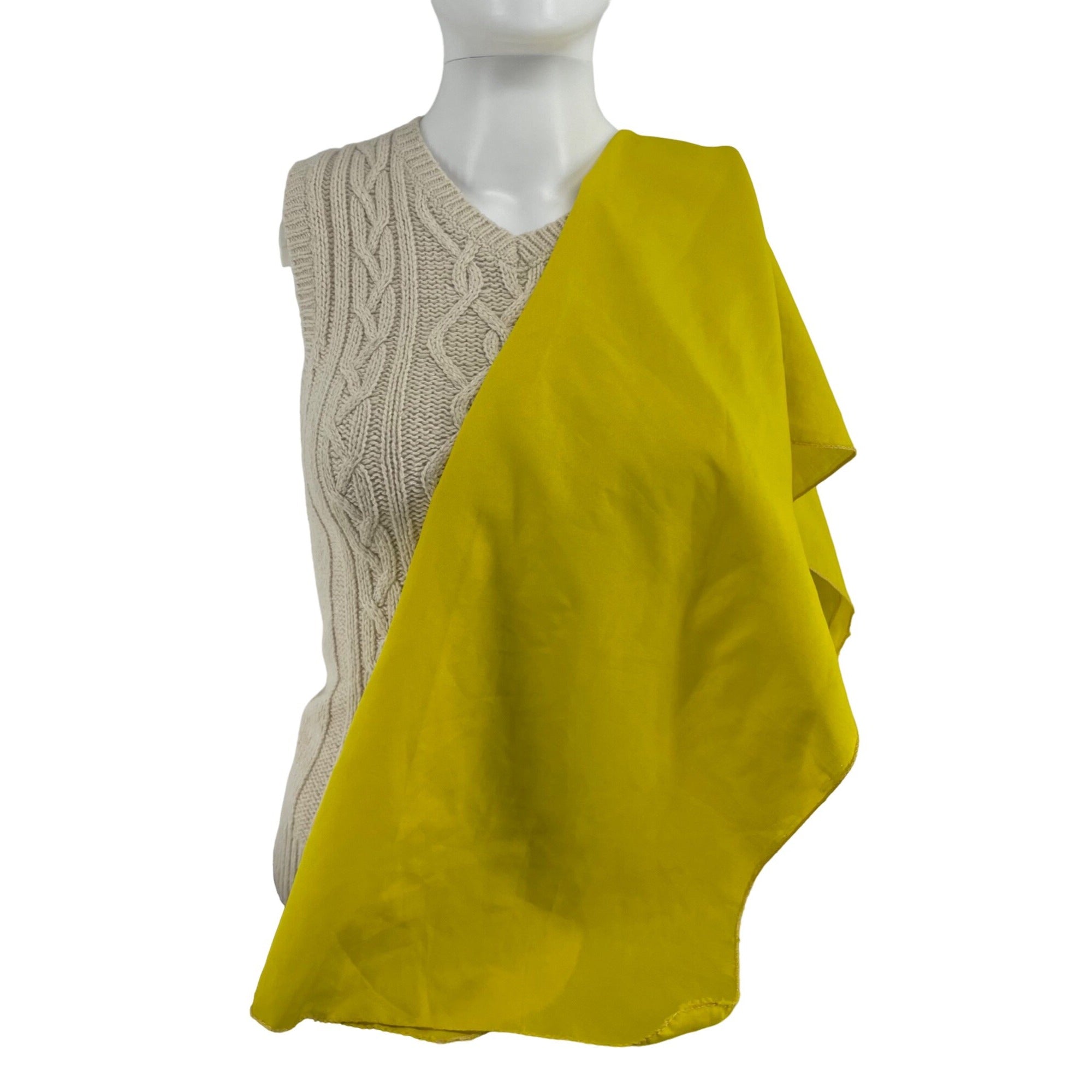 Women's Neon Yellow Scarf