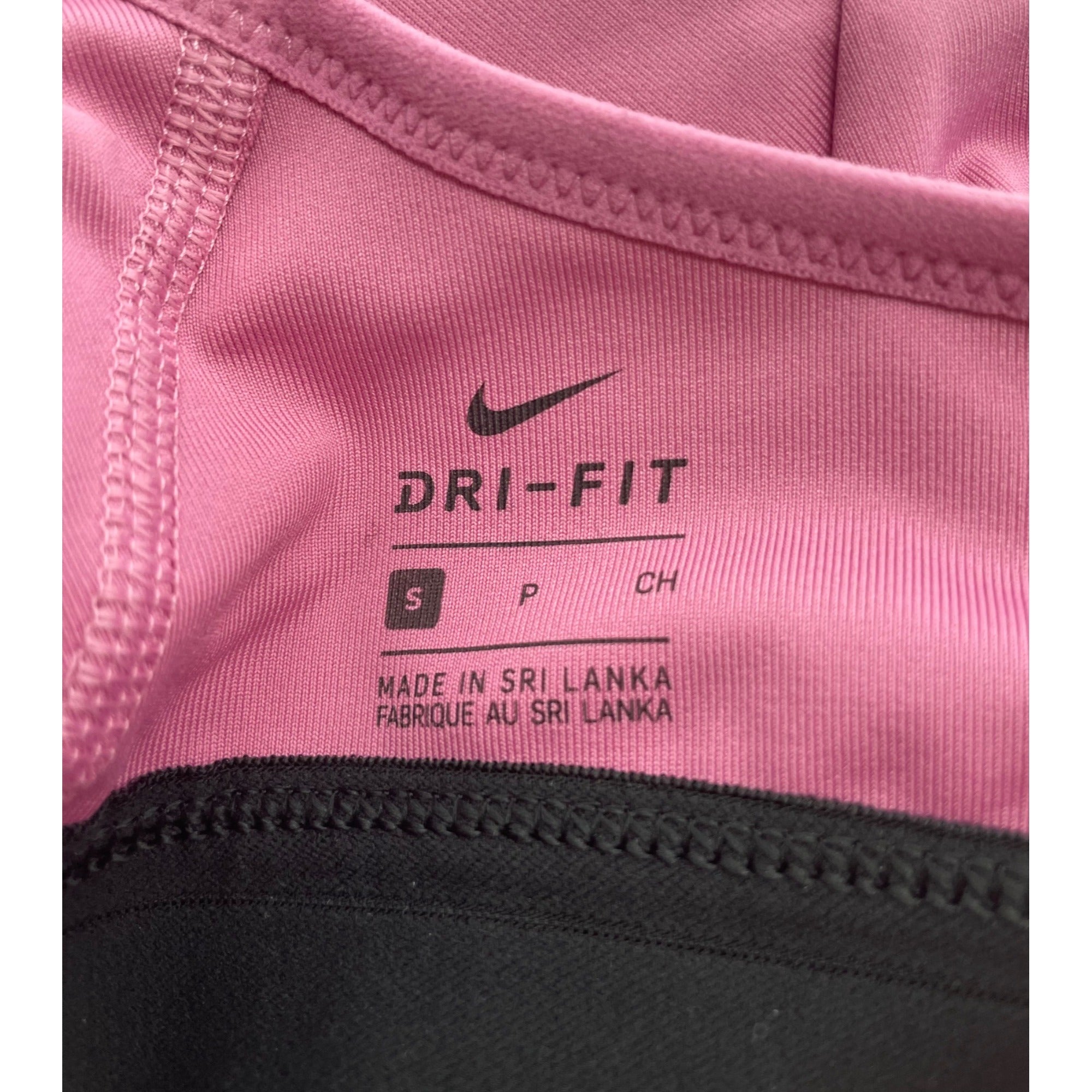 Nike Dri-Fit Women's Size Small Fuchsia/Pink Padded Sports Bra W/ Criss-Cross Back Straps