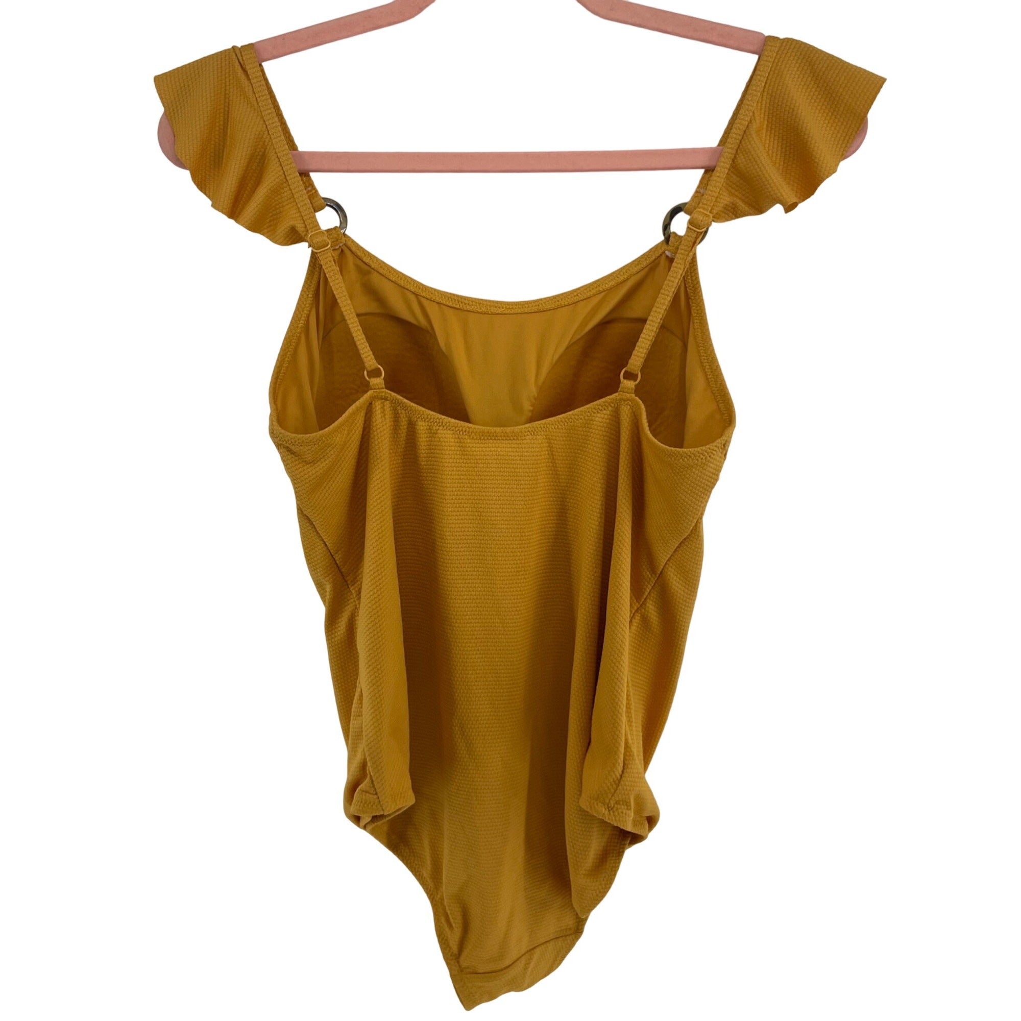 LC Waikiki Women's Size 48 Mustard Yellow Swimsuit