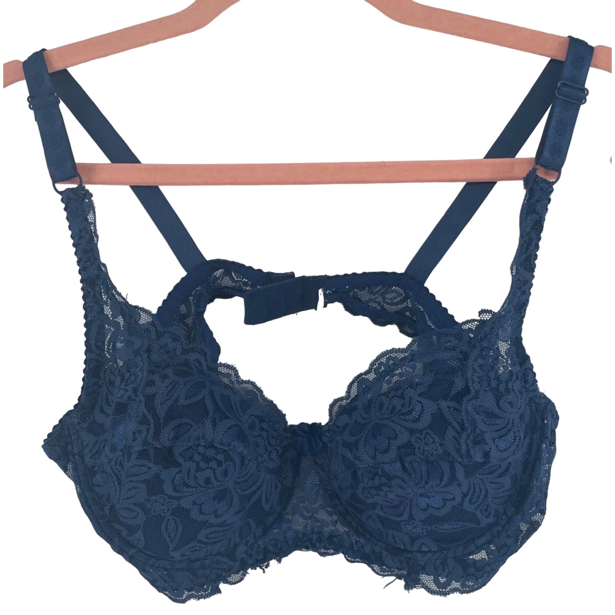 NWOT Women's Size XL Blue Lace Bra