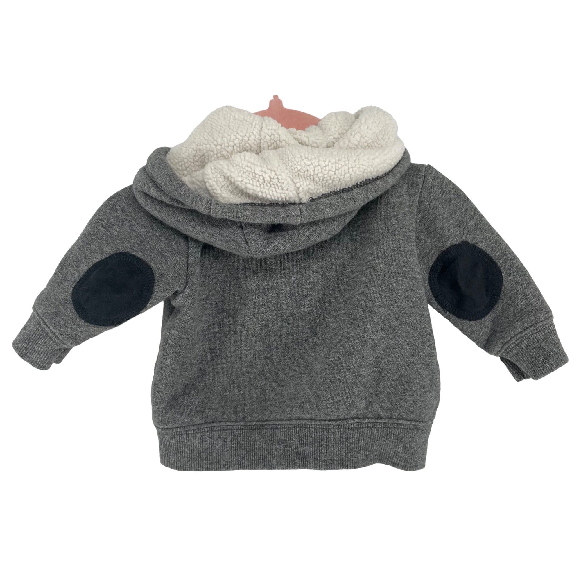 Carter's Boy's Baby Size 3 Months Grey Toggle Button Hoodie Jacket