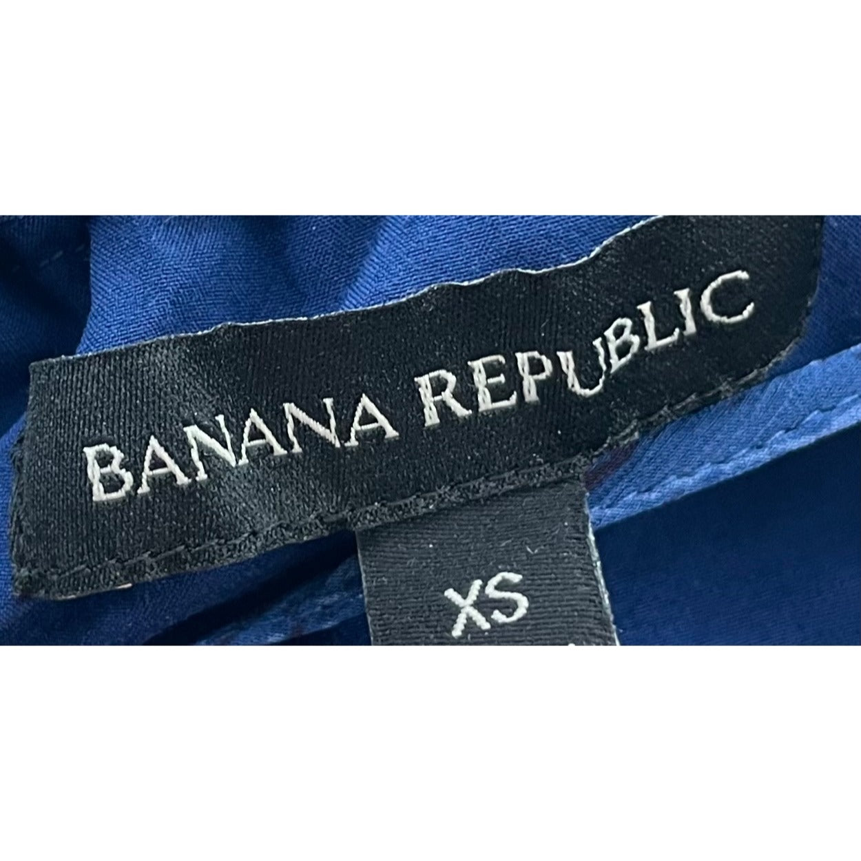 Banana Republic Women's Size XS Blue Snakeskin Print Dress