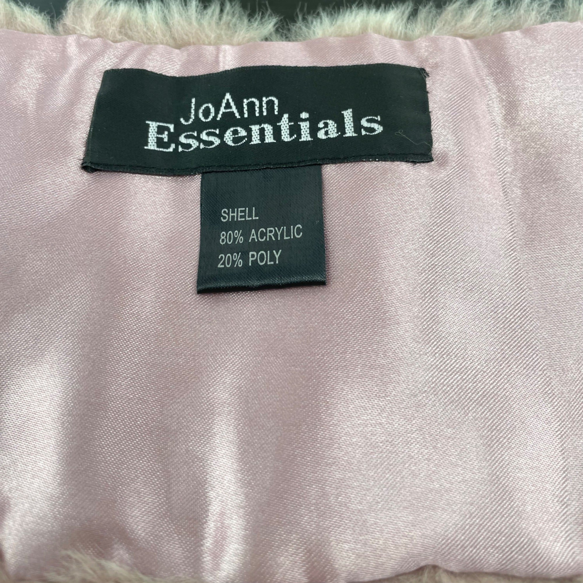 Joann Essentials Lavender Purple Faux Fur Collar Scarf