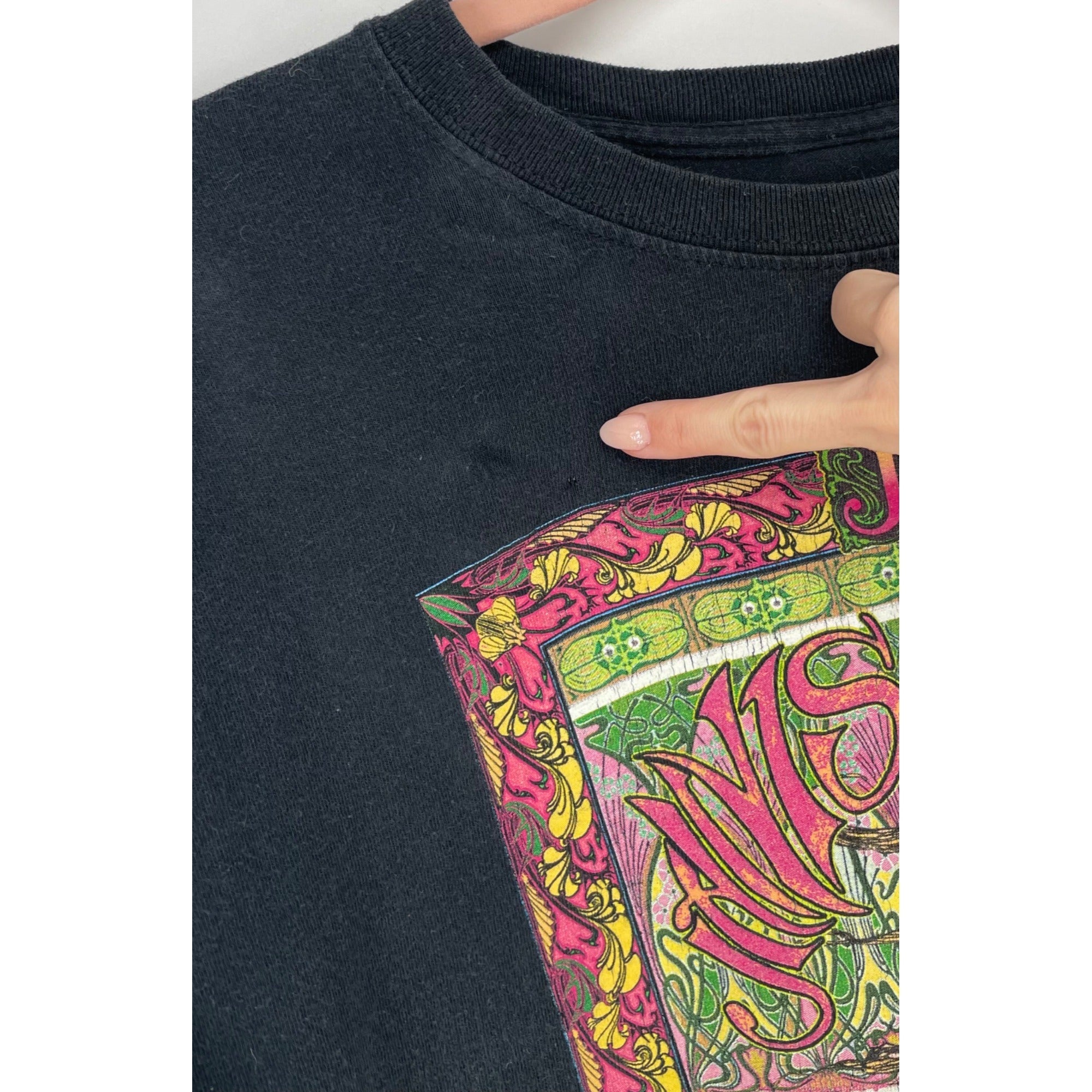 Janis Joplin Women's Size Large Vintage Avalon Ballroom 1967 Black Graphic Tee