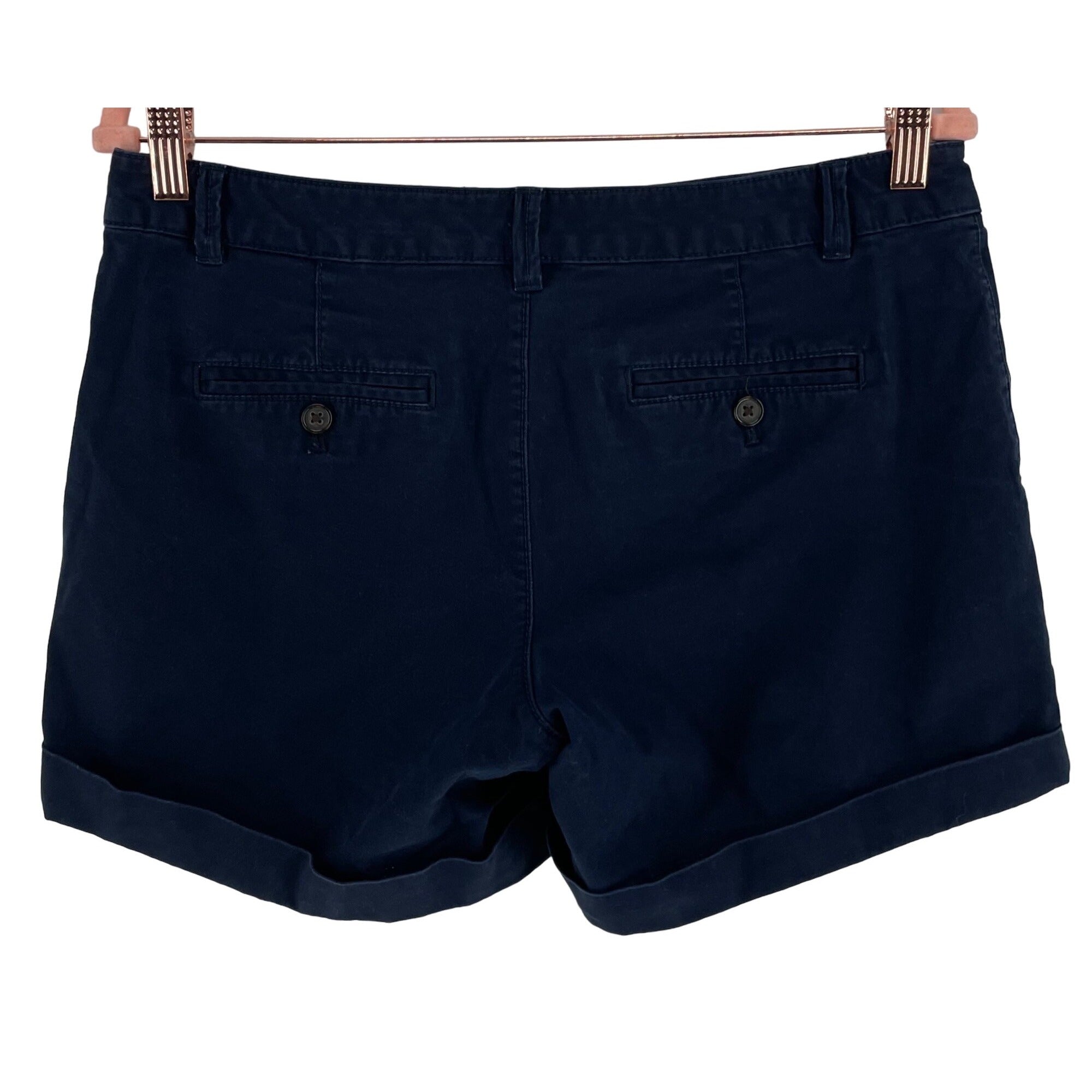 Banana Republic Women's Size 6 Navy Blue City Chino Summer Shorts