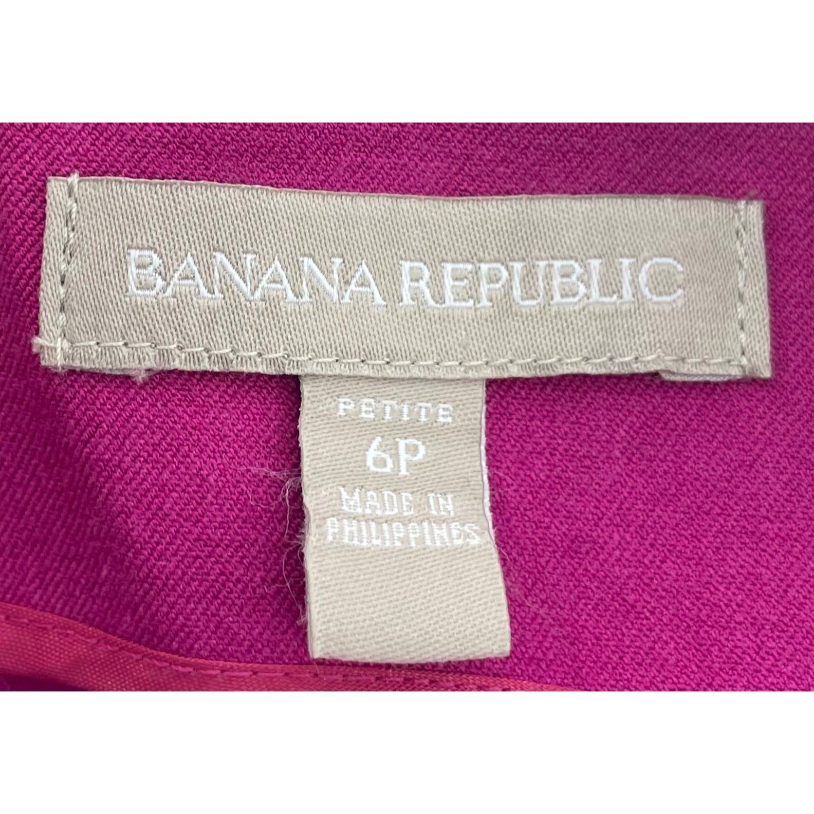 Banana Republic Women's Size 6P Wild Orchid/Fuchsia/Pink Sheath Dress