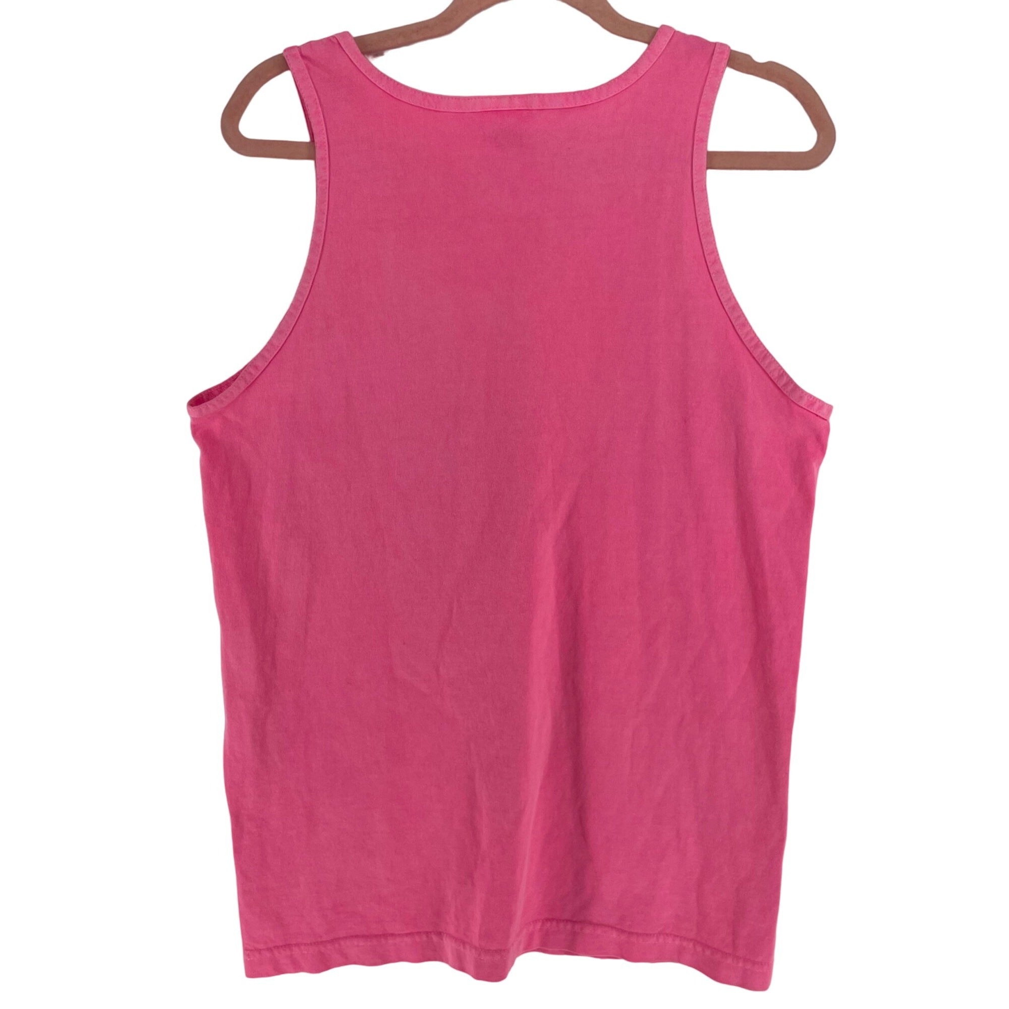 Just Neon Tees Women's Size Small Over-Sized Hot Pink Cape Cod Graphic Tank