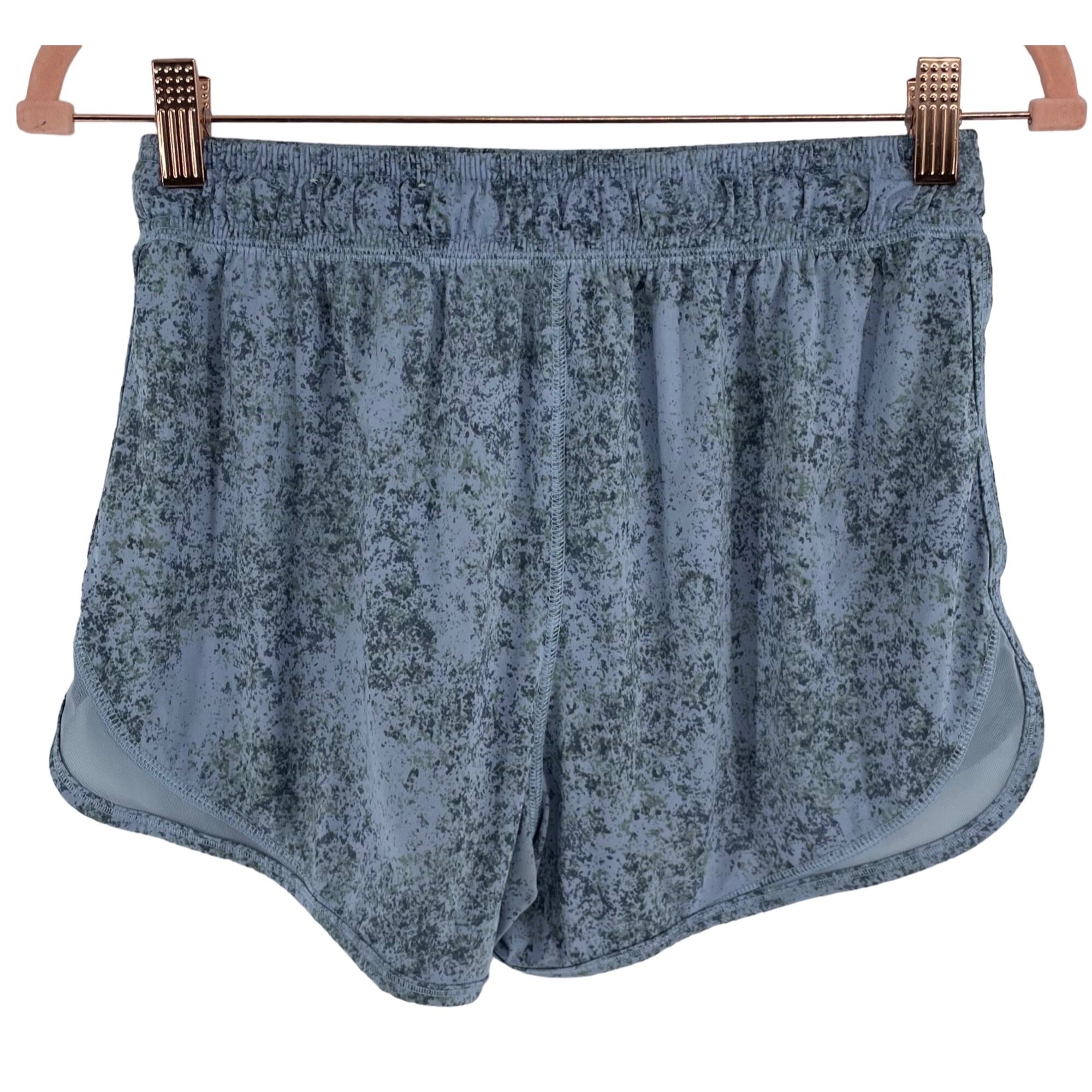 So Women's Size Small Blue Elastic Waistband Casual Drawstring Shorts