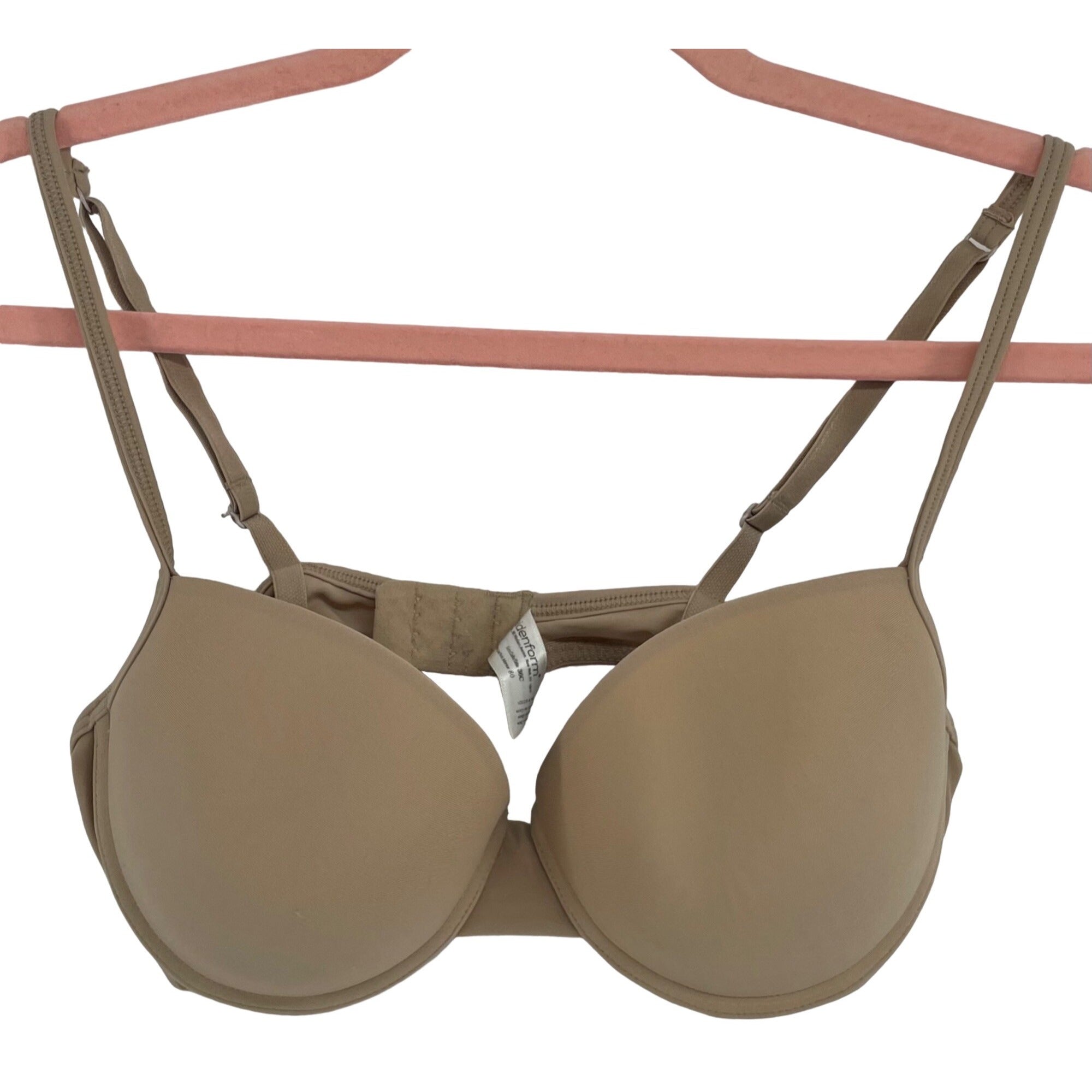 Maidenform Women's Size 36C Tan Padded & Wired Bra