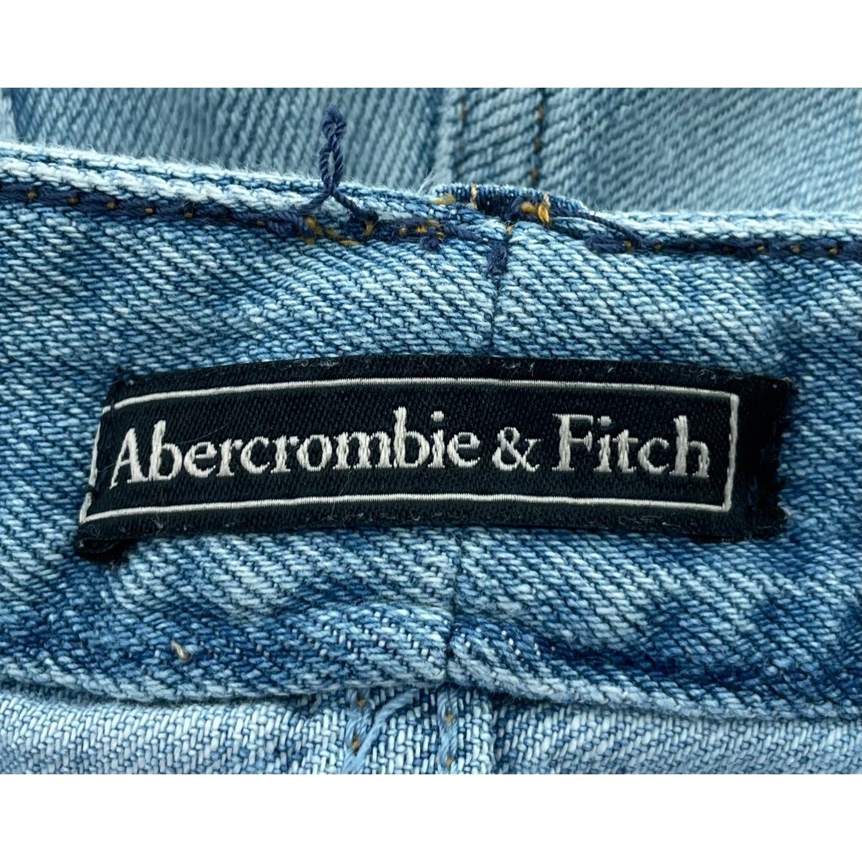 Abercrombie & Fitch Women's Size 27 Distressed Blue Jean Denim Shorts